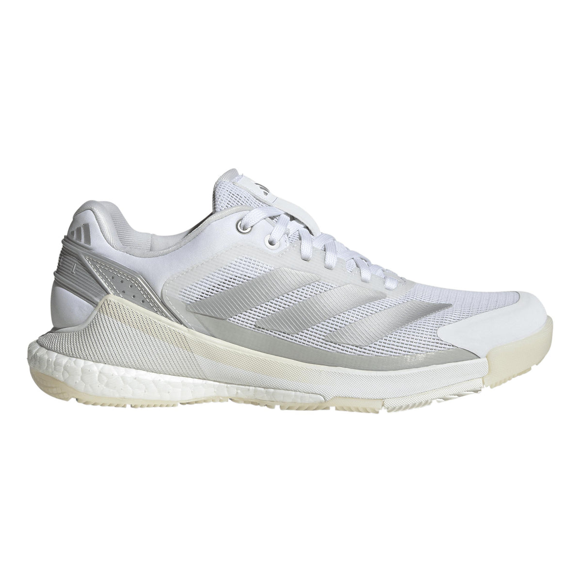 adidas Crazyquick Boost Padelschuh Damen - weiß, silber
