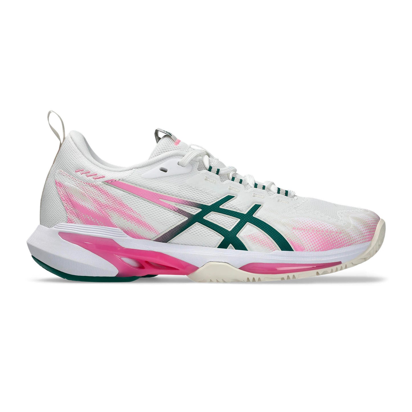 ASICS SONICSMASH FF Padelschuh Damen - weiß, rosa