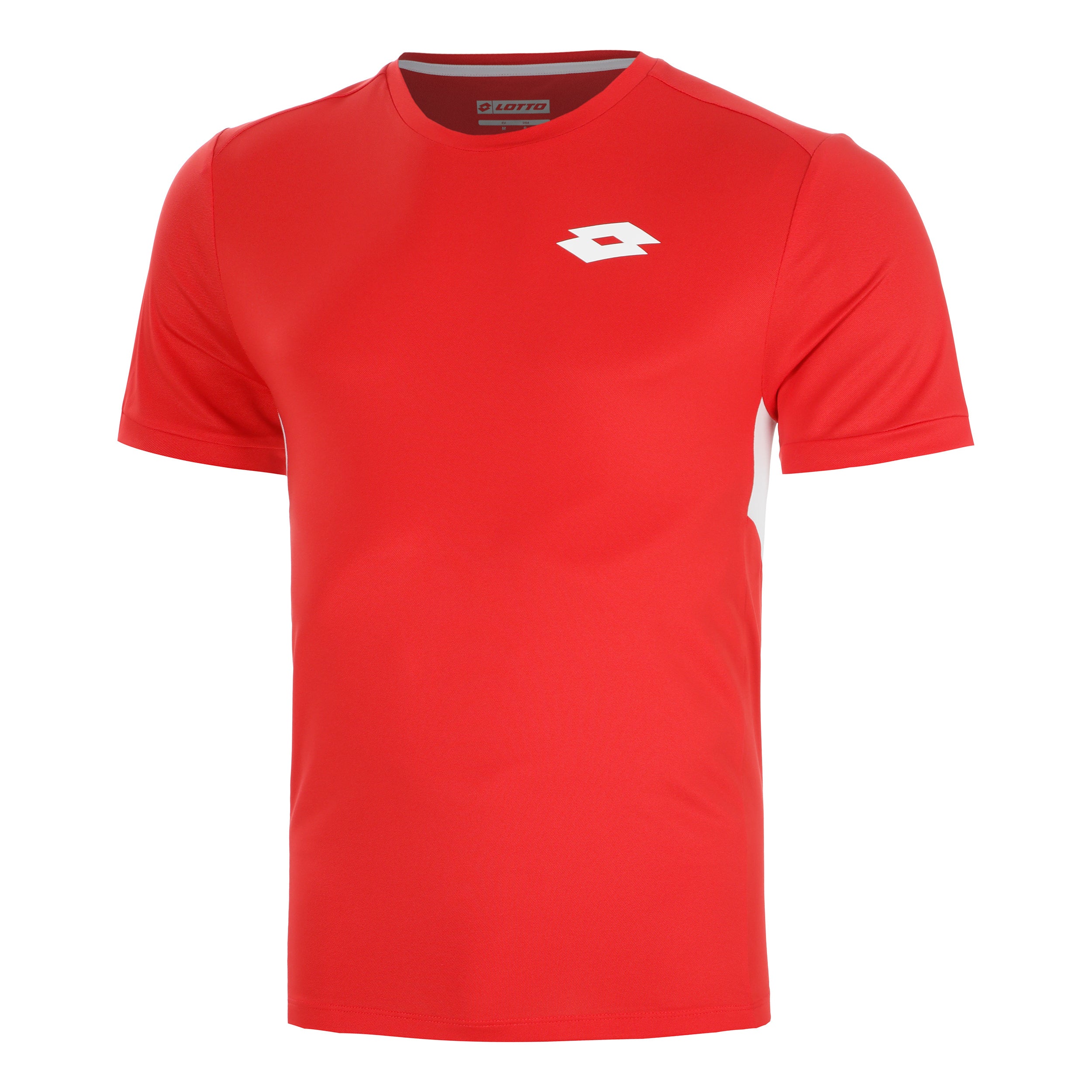 Lotto Squadra IV T-Shirt Herren - rot, weiß