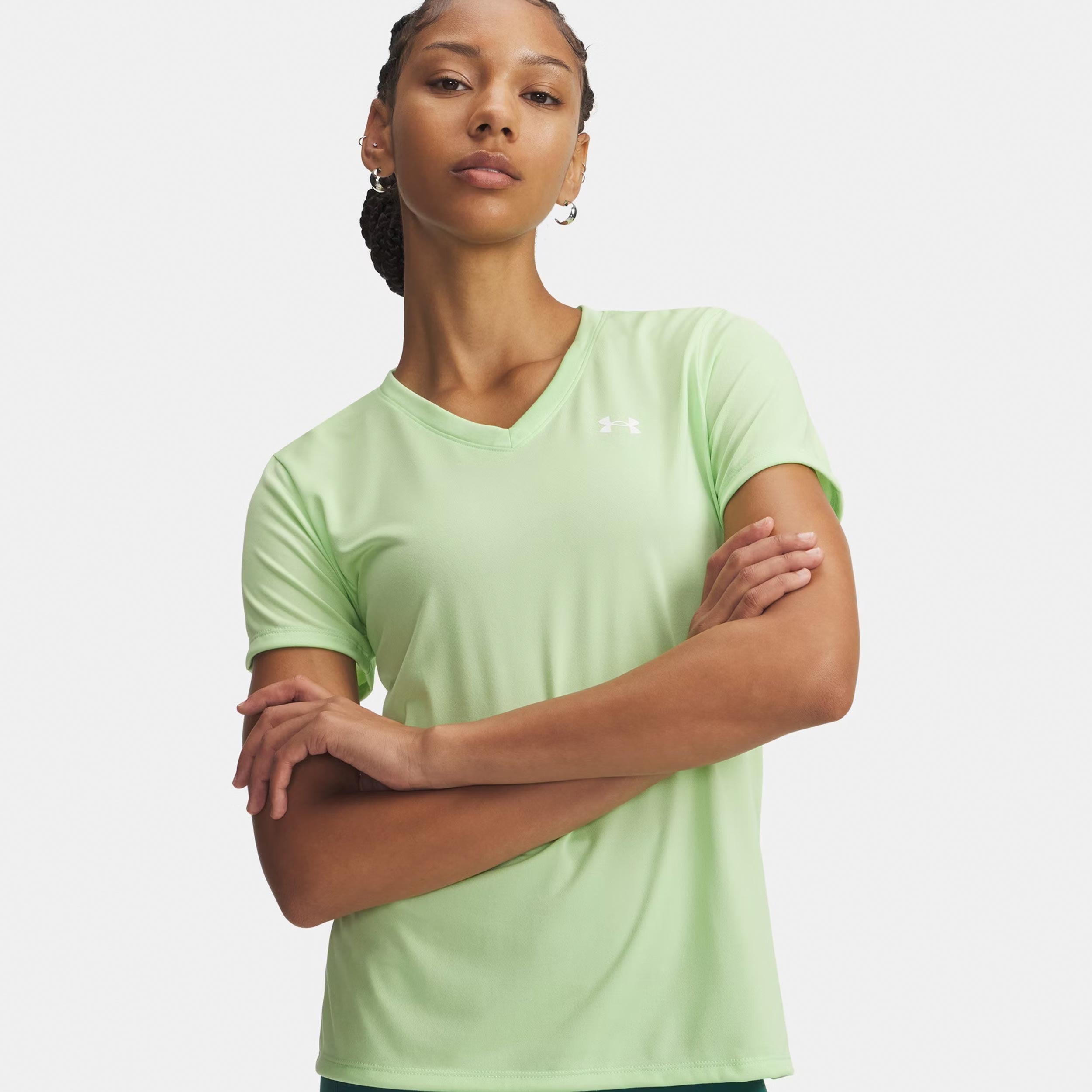 Under Armour Tech Solid T-Shirt Damen-grün