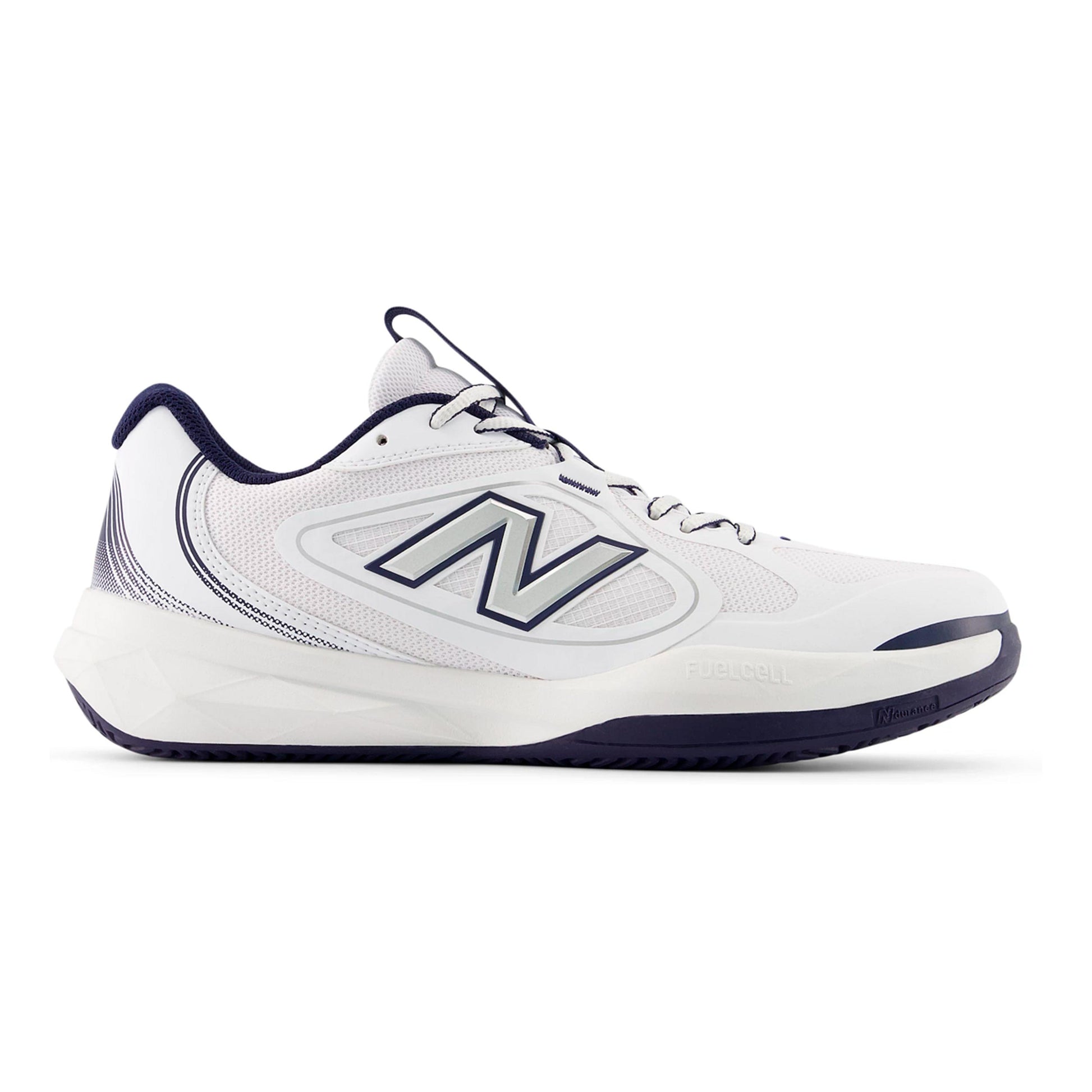 New Balance FuelCell 796v5 Sandplatzschuh Herren - weiß, dunkelblau