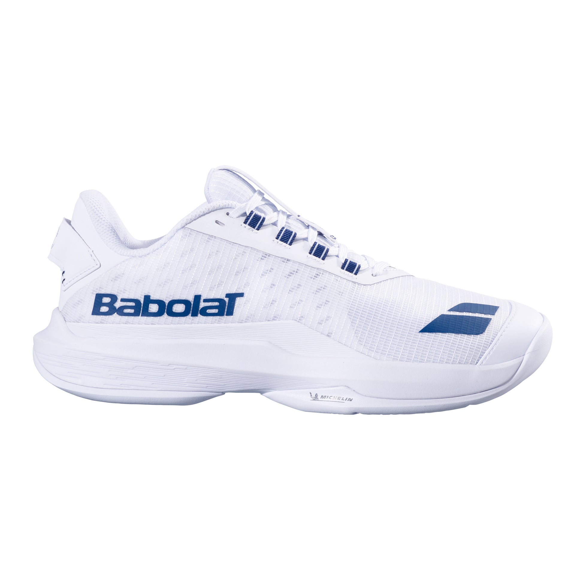 Babolat JET T2 AC WIM Allcourtschuh Herren-weiß, dunkelblau