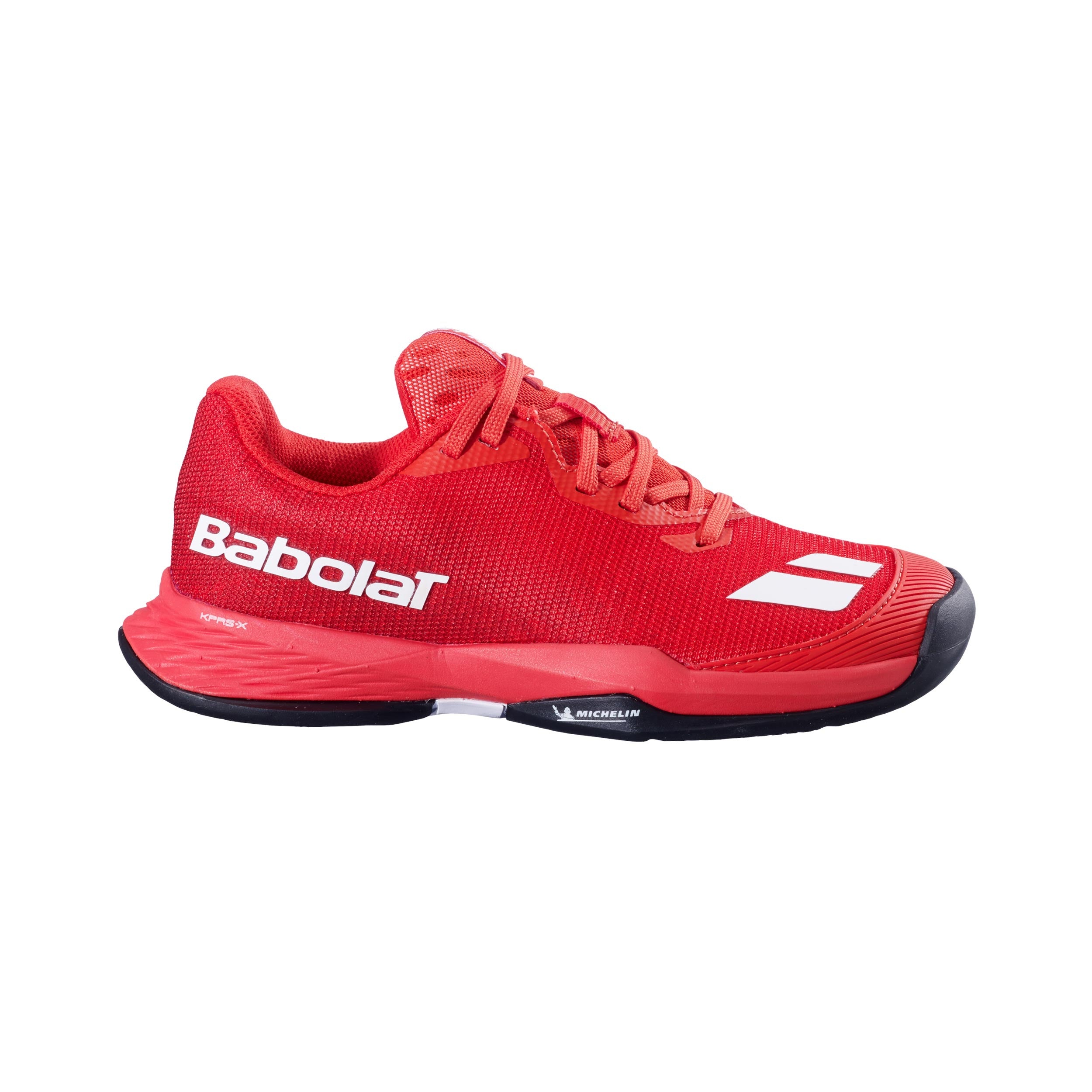 Babolat Jet Mach 3 Allcourtschuh Kinder - rot, weiß
