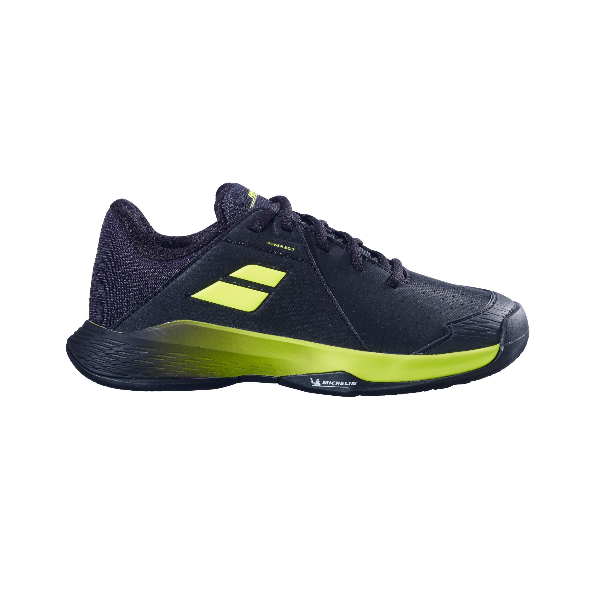 Babolat Propulse 3 Sandplatzschuh Kinder - schwarz, neongelb