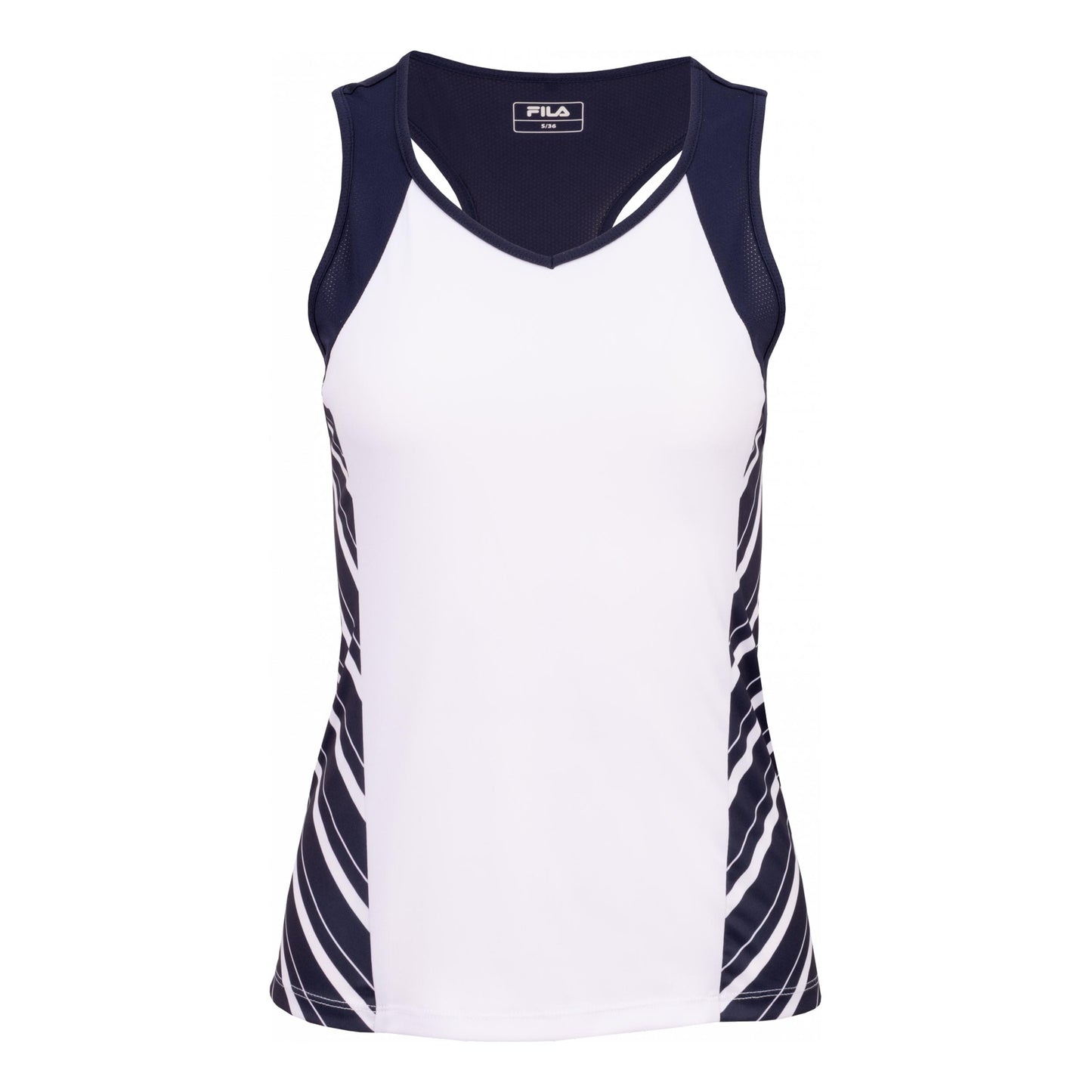 Fila Steffi Tank-Top Damen-weiß, dunkelblau