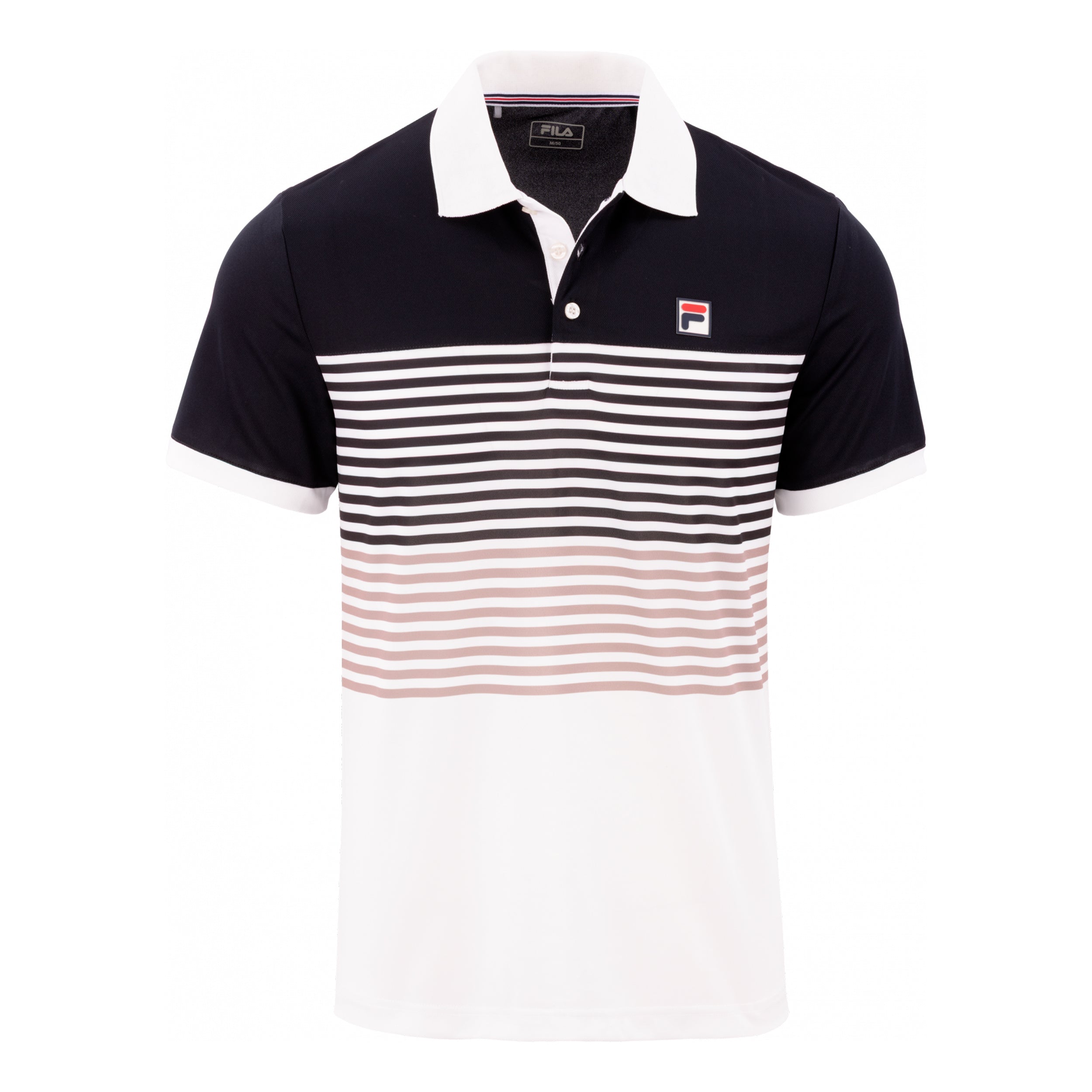 Fila BB Monte Carlo Polo Herren - schwarz, offwhite