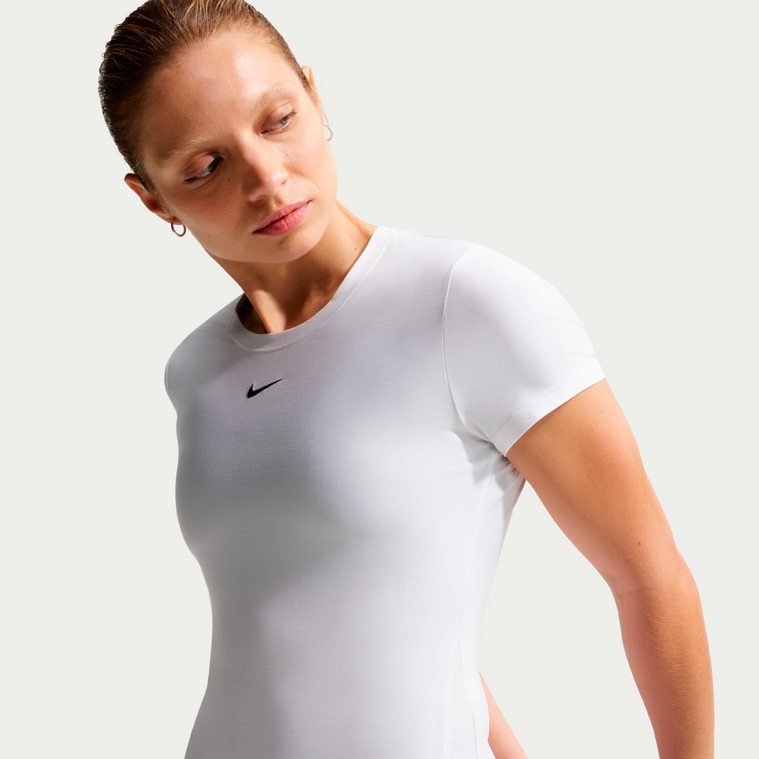 Nike Dri-Fit Victory  T-Shirt Damen - weiß, schwarz