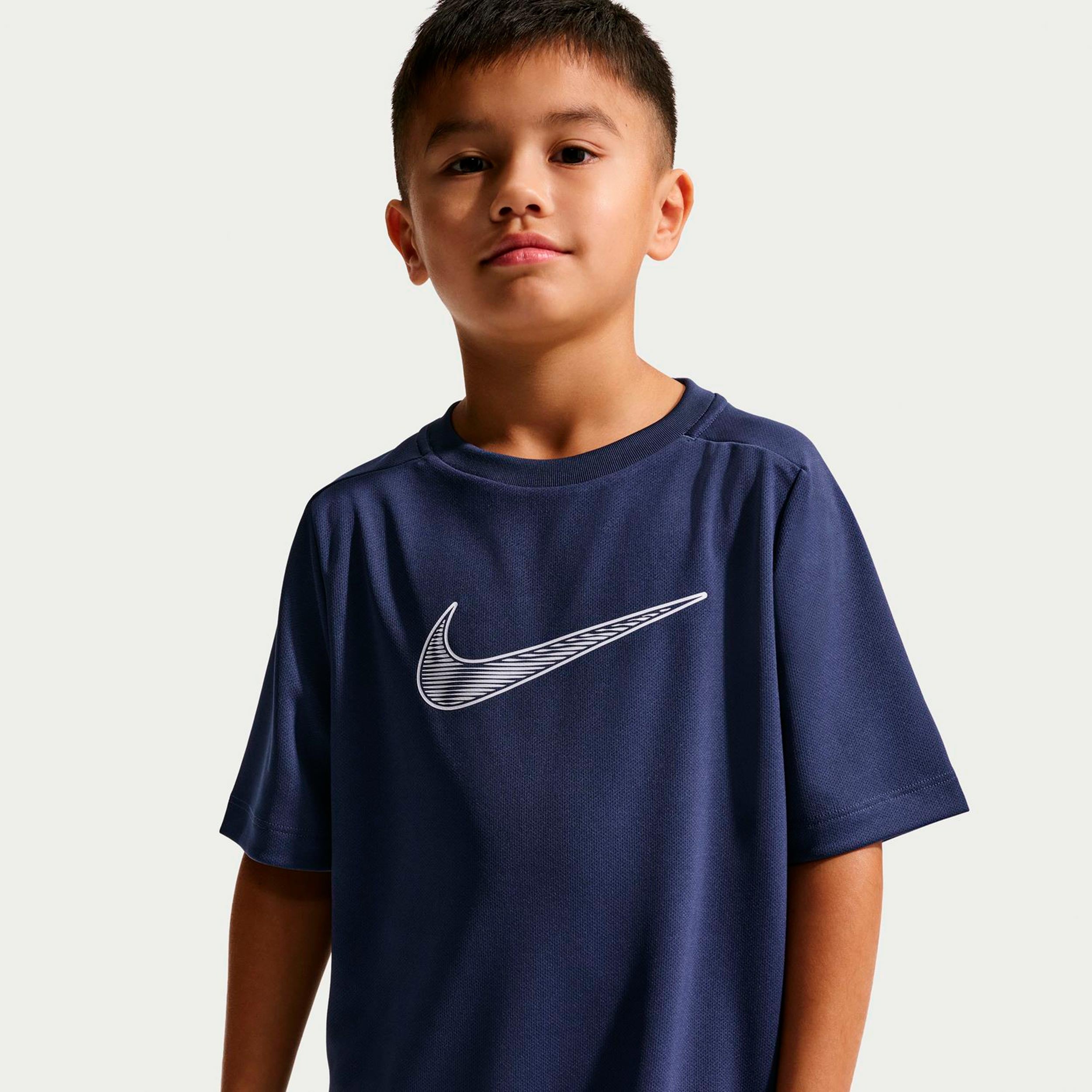 Nike Dri-Fit Multi  T-Shirt Jungen - dunkelblau
