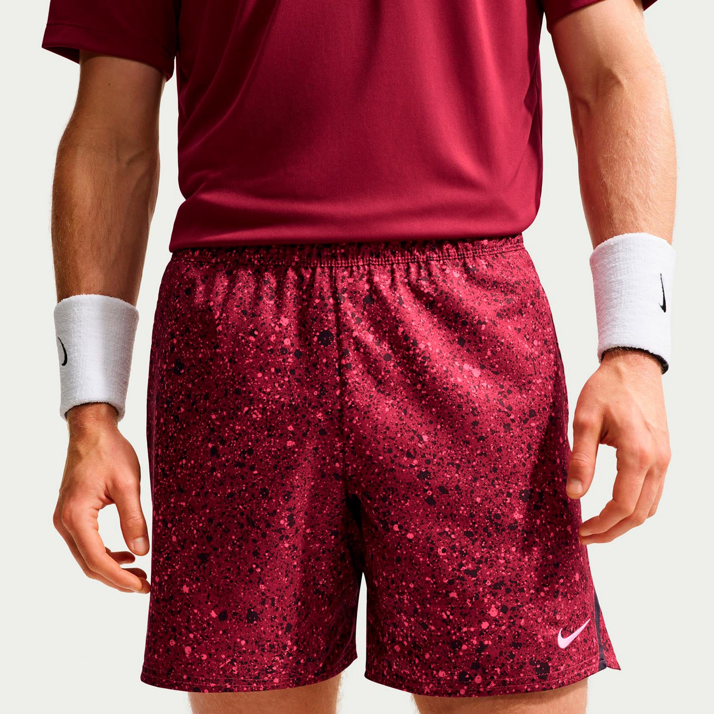 Nike Court Dri-Fit Victory 7in Shorts Herren - weinrot