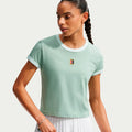 Heritage T-Shirt Damen - graugrün, grün