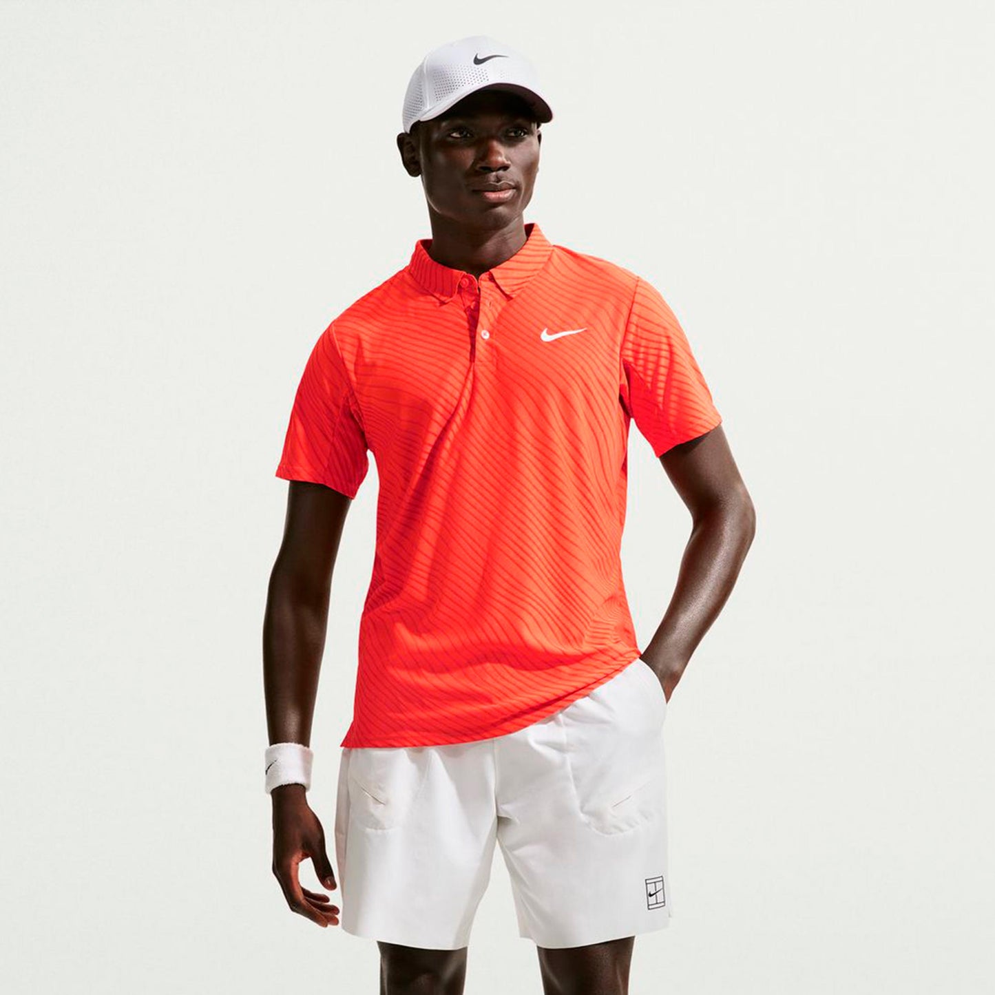 Nike Court Dri-Fit Advantage Slam Polo Herren-orange