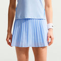 Dri-Fit Victory High Rise Pleated Rock Damen - hellblau