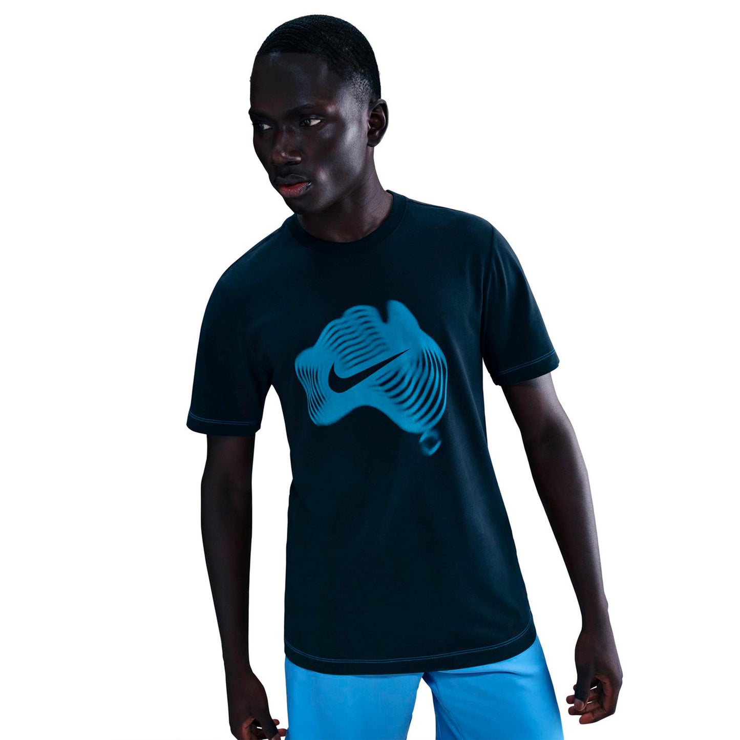 Nike Court Dri-Fit T-Shirt Herren-dunkelblau