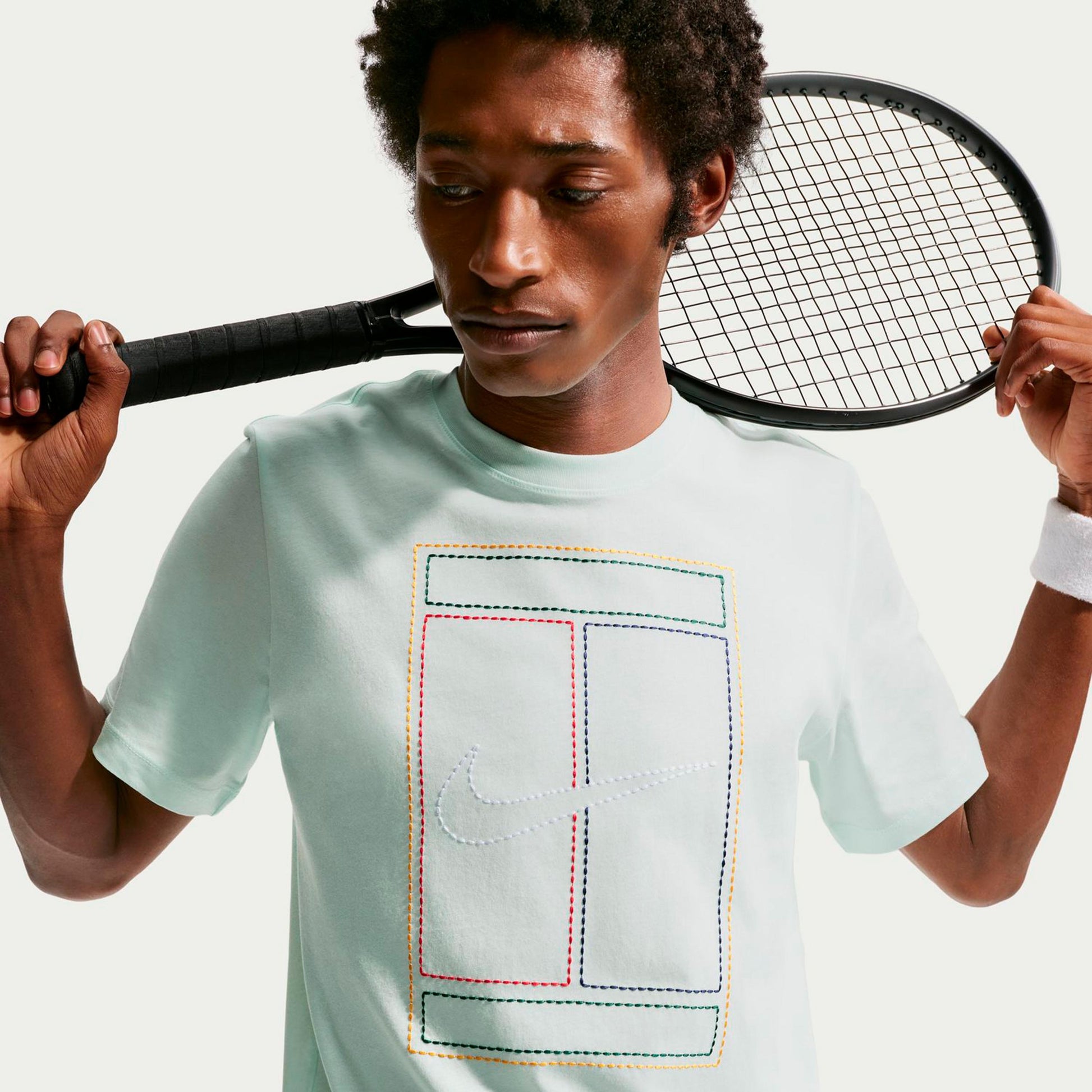 Nike Court Heritage T-Shirt Herren - mint