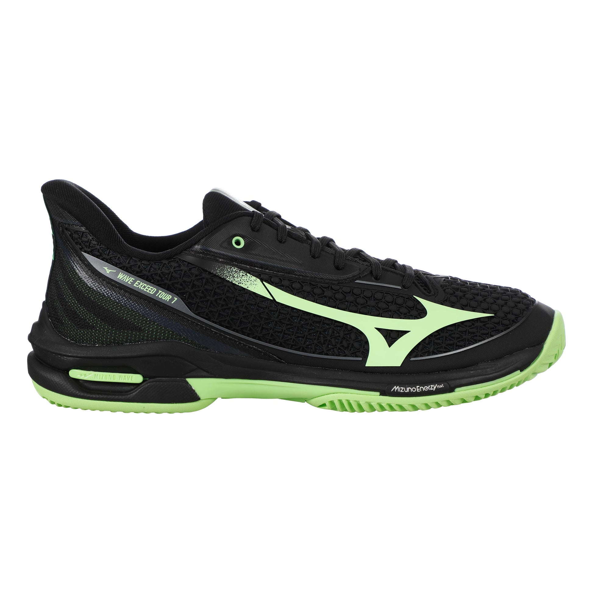 Mizuno Wave Exceed Tour 7 Padelschuh Herren - schwarz, neongrün