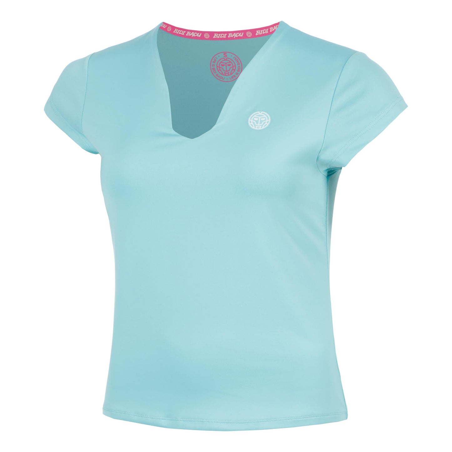 BIDI BADU Crew 2.0 V-Neck T-Shirt Damen-türkis