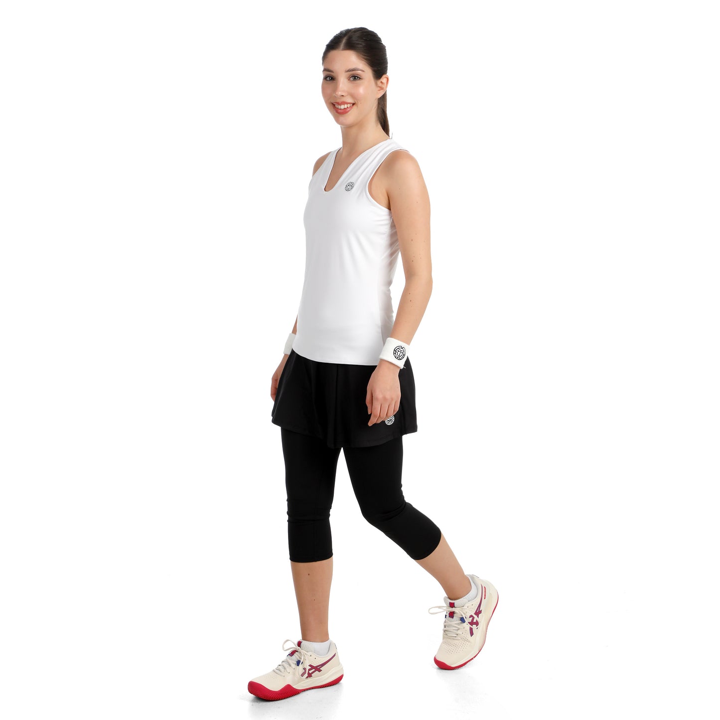 BIDI BADU Crew 2.0 V-Neck Tank-Top Damen-weiß