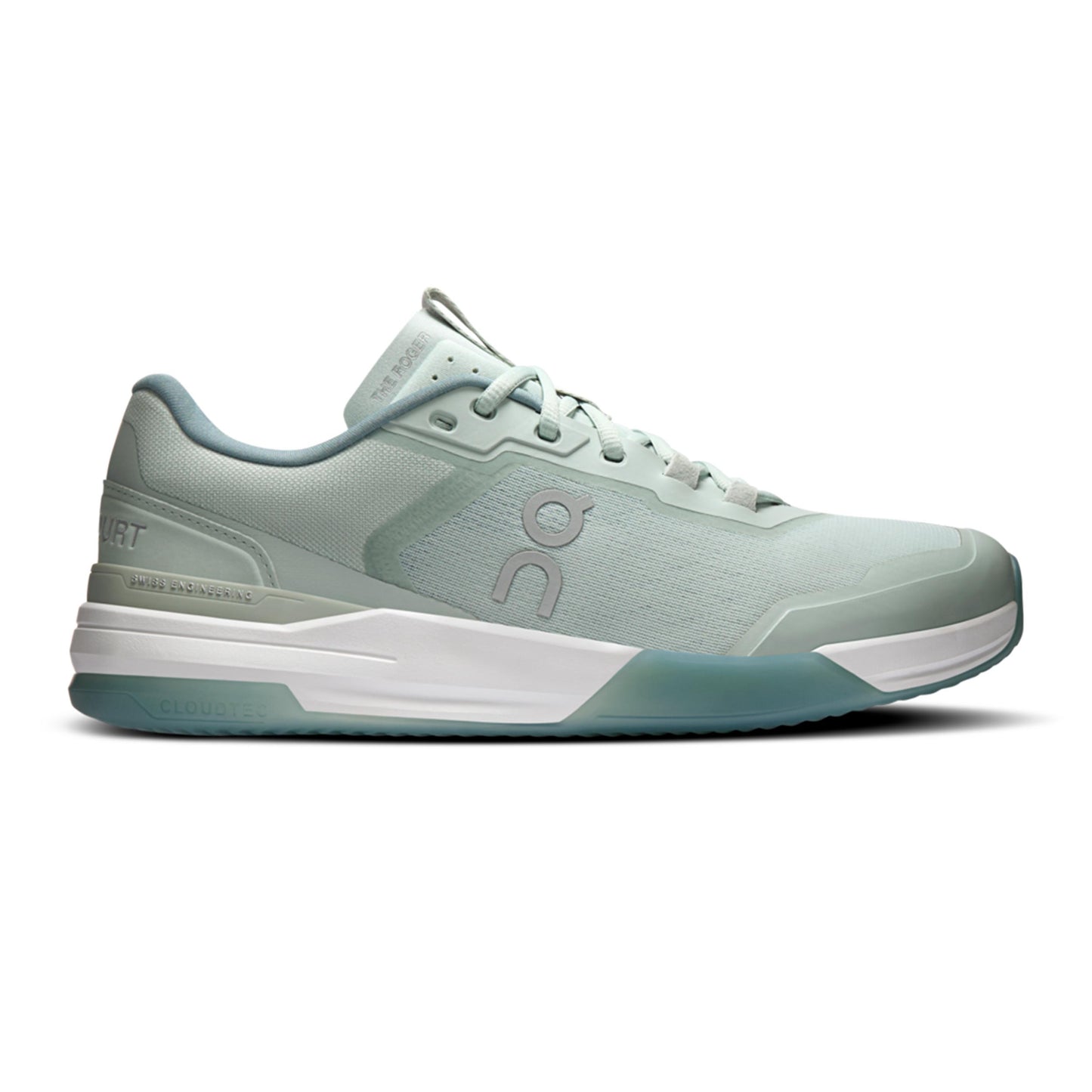 On THE ROGER ADV Pro Sandplatzschuh Herren - mint, weiß