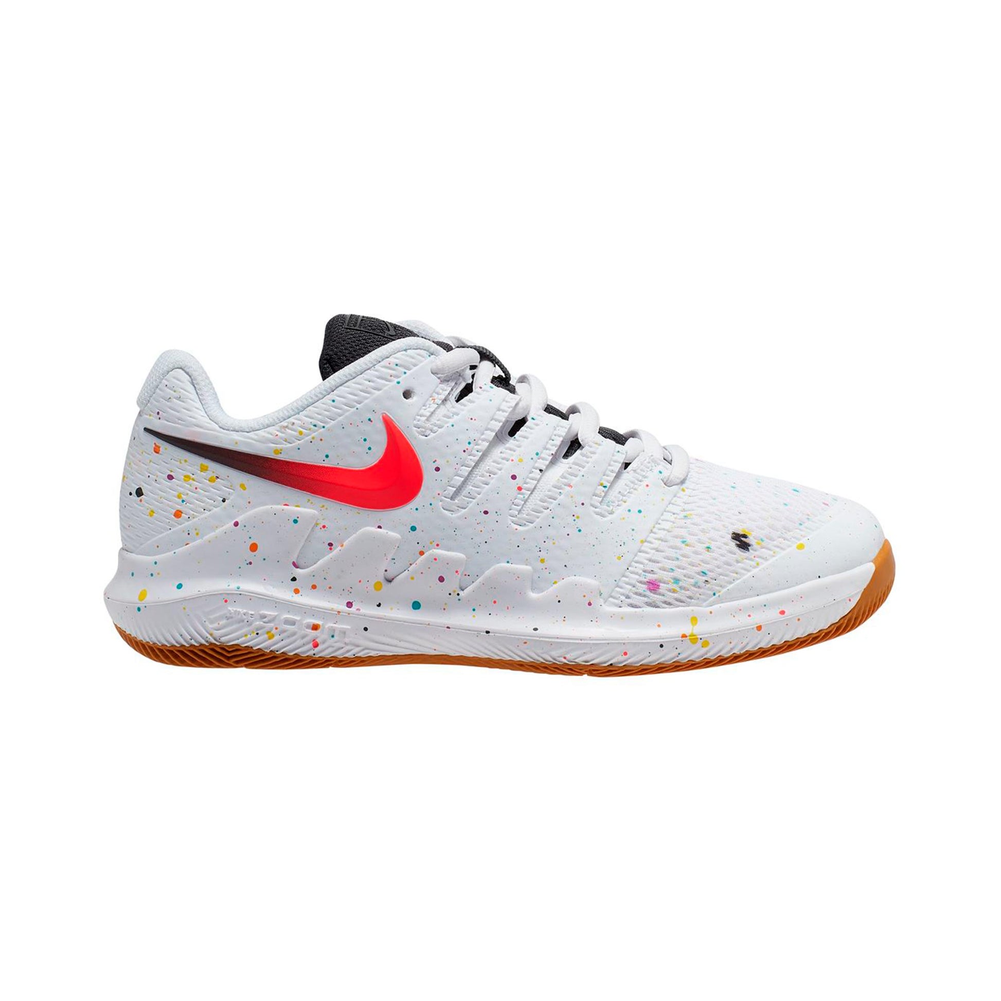 Nike Vapor X Allcourtschuh Kinder-weiß, rot