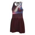 AOP Kleid Damen - weinrot