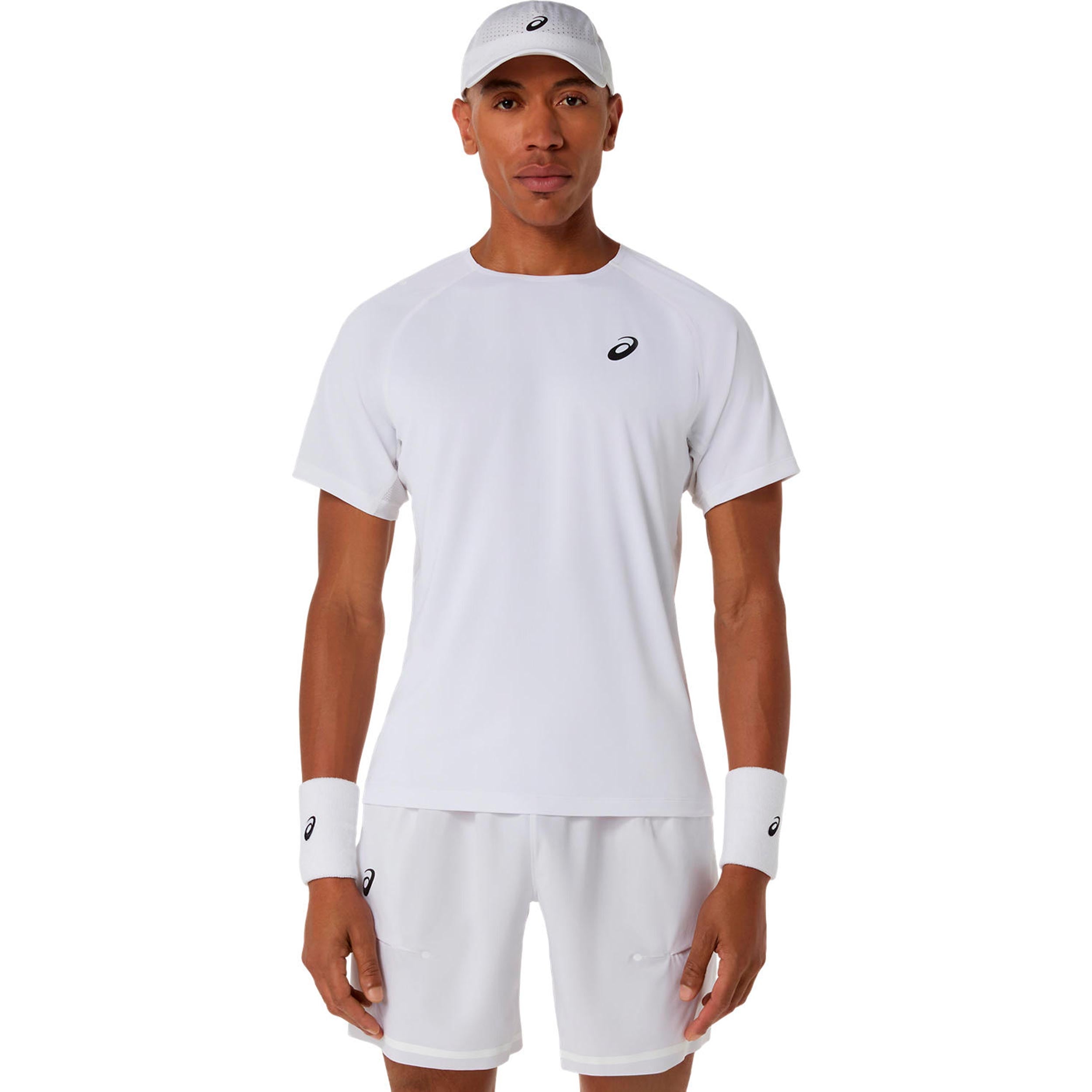ASICS Match   T-Shirt Herren-weiß