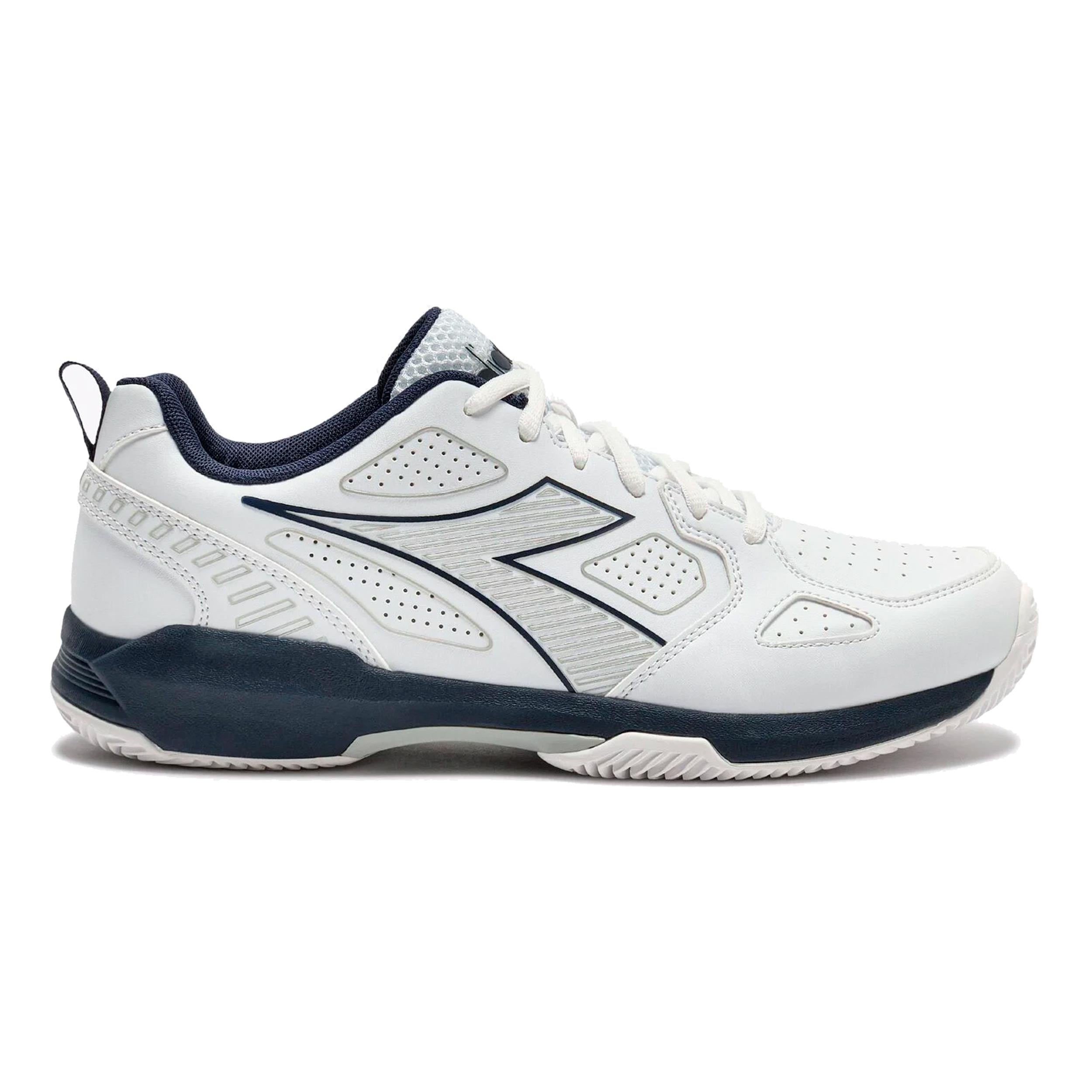 Diadora S.Challenge 7 Sandplatzschuh Herren-weiß, dunkelblau