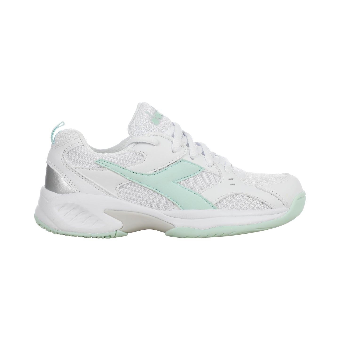 Diadora S. Challenge 6 Allcourtschuh Kinder-weiß, grün