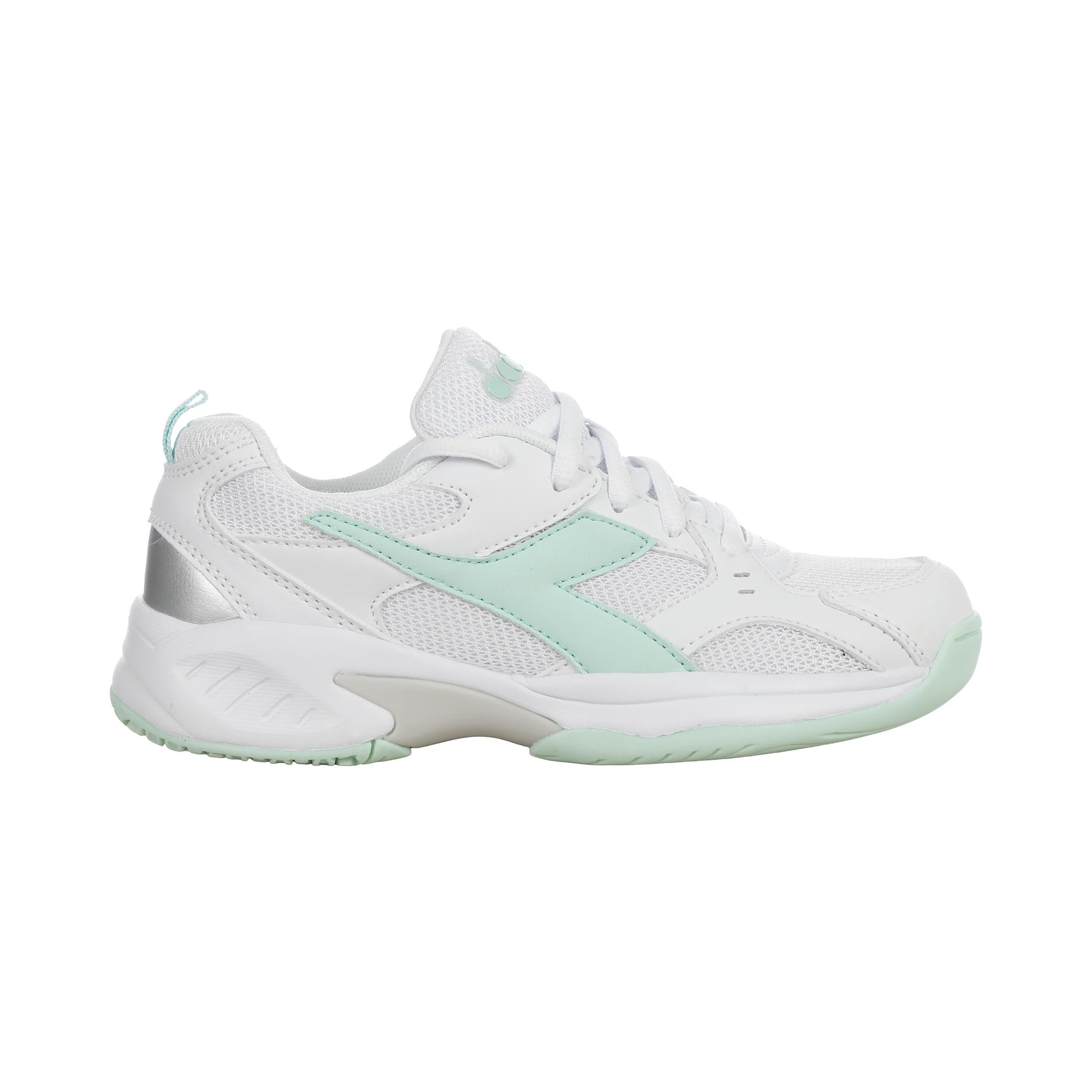 Diadora S. Challenge 6 Allcourtschuh Kinder-weiß, grün