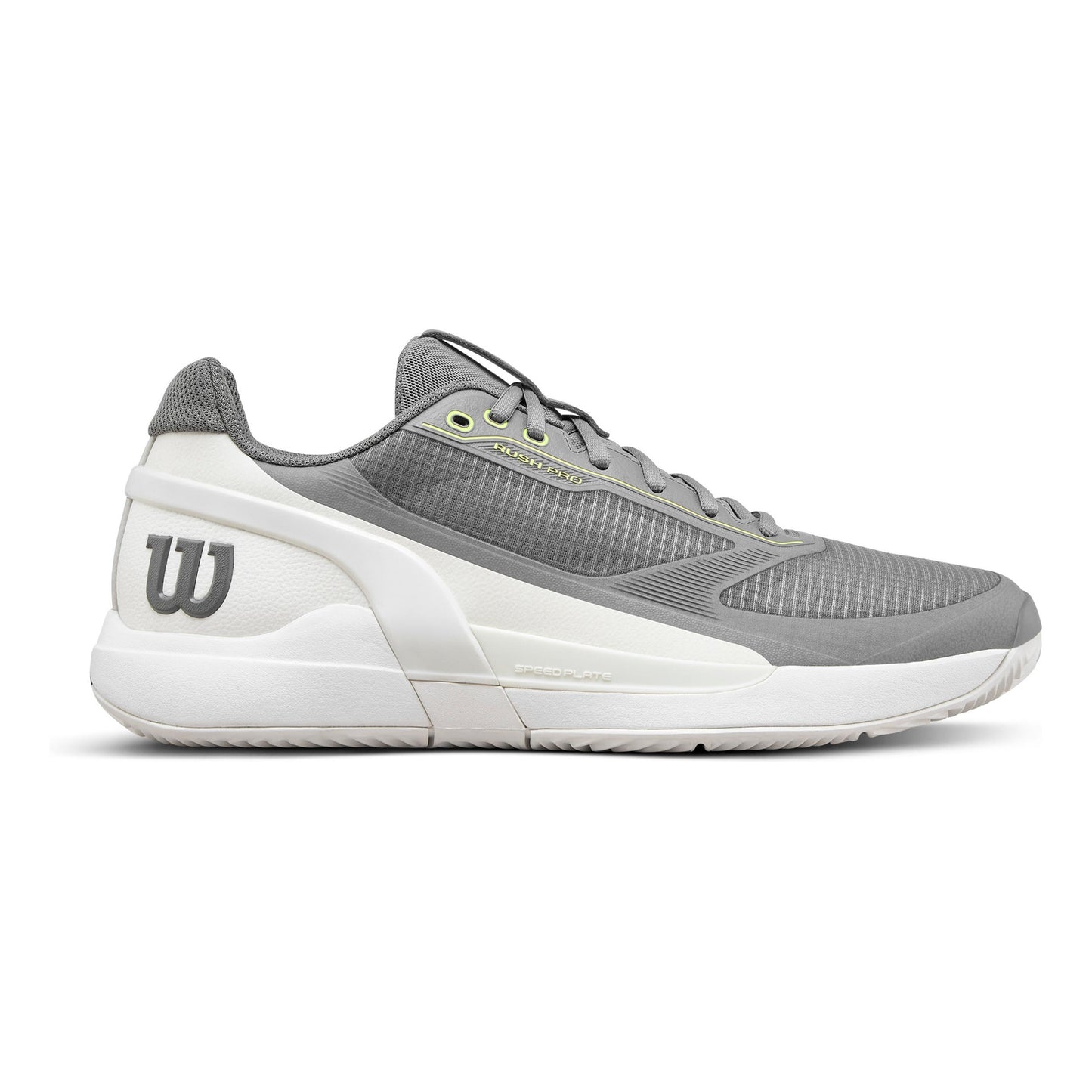 Wilson Rush Pro 5 Sandplatzschuh Herren - weiß, grau