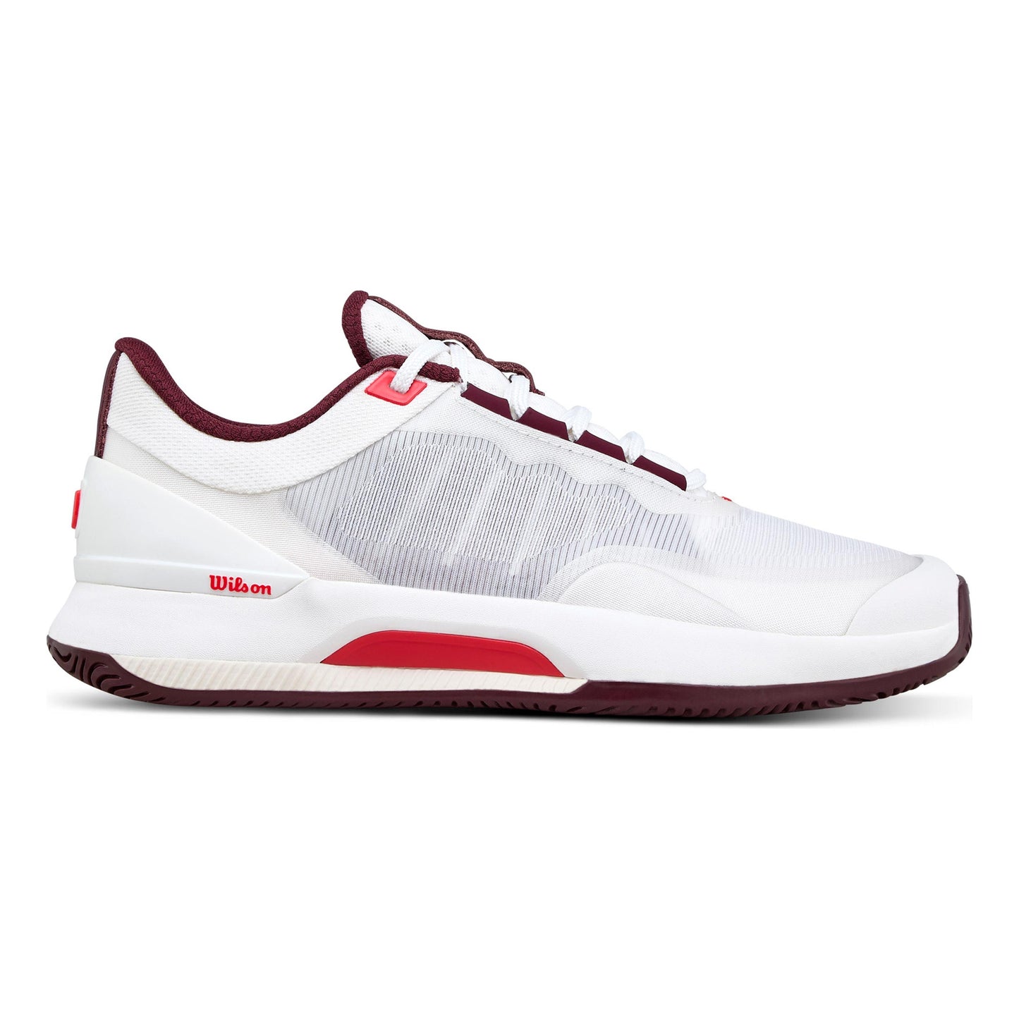 Wilson Intrigue Tour Allcourtschuh Damen-weiß, weinrot