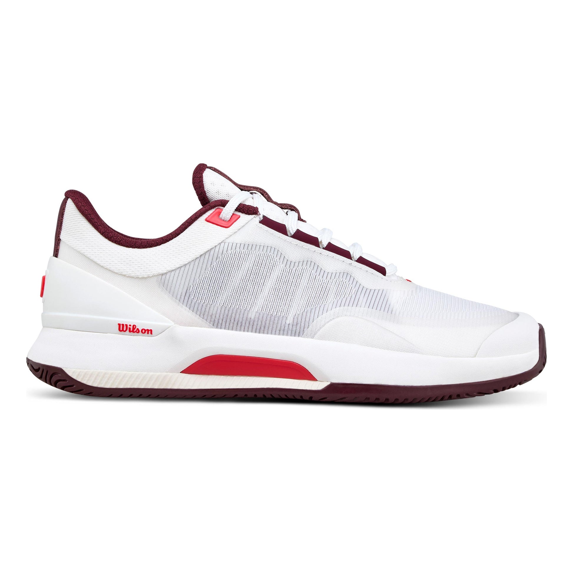 Wilson Intrigue Tour Allcourtschuh Damen-weiß, weinrot
