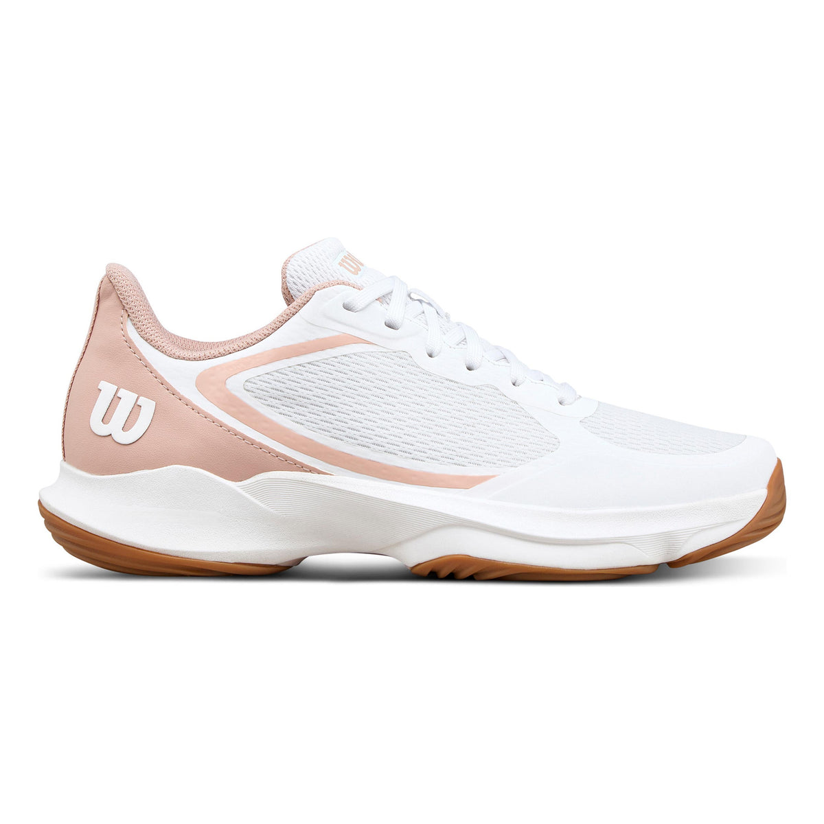 Wilson Hurakn Lite Padelschuh Damen-weiß, rosa