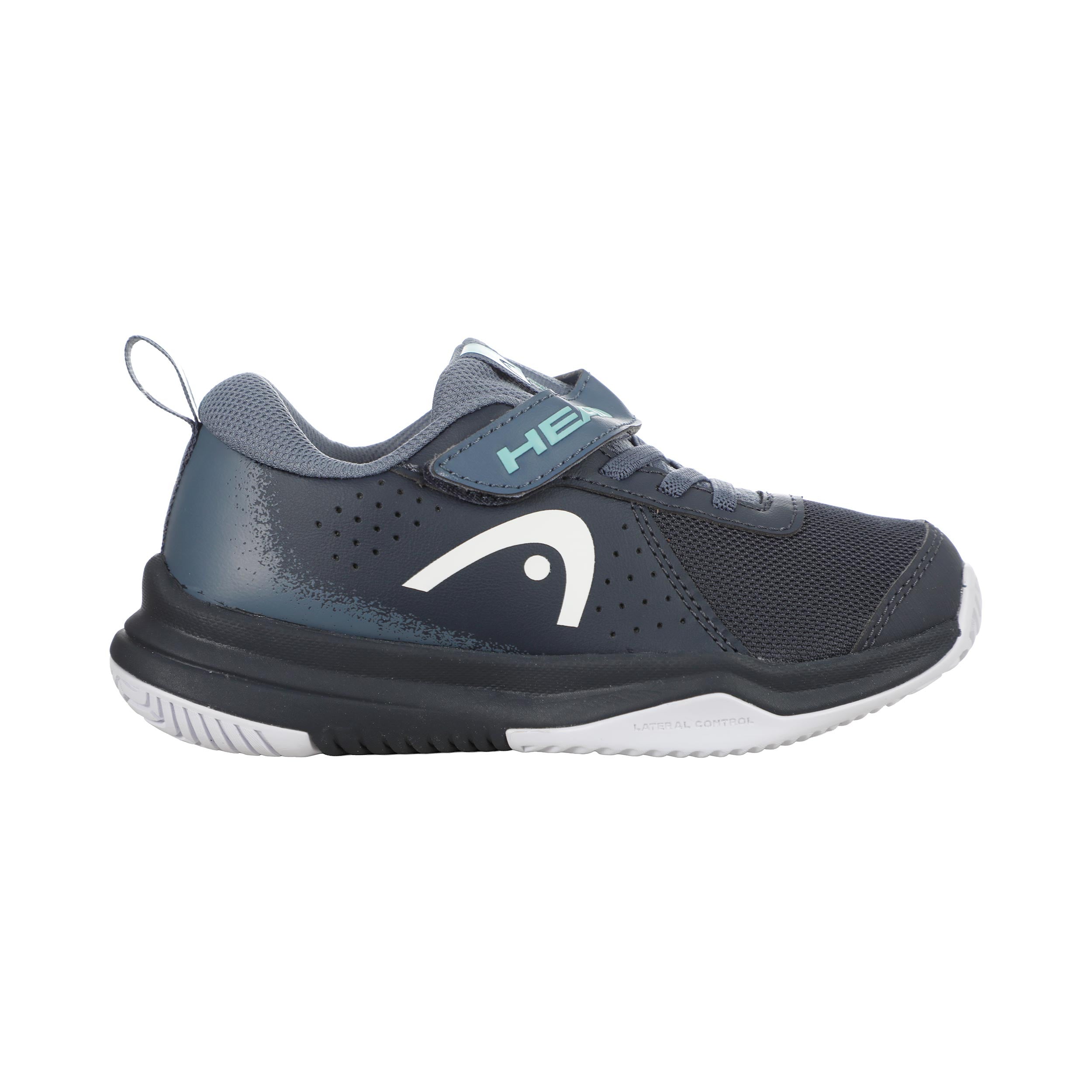 HEAD Sprint Velcro 4.0 Allcourtschuh Kinder-dunkelblau, türkis