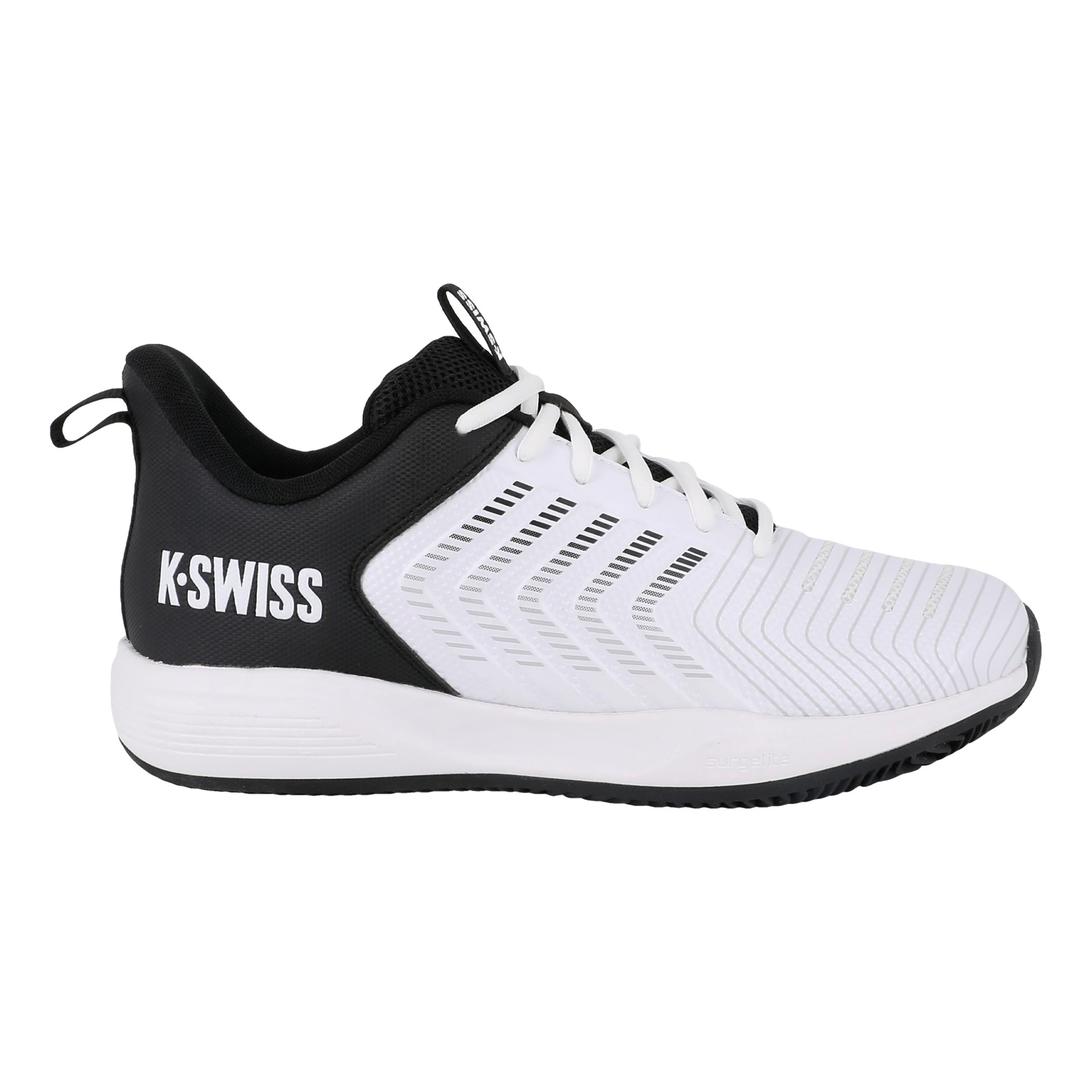 K-Swiss ULTRASHOT LIGHT Clay Sandplatzschuh Herren-weiß, schwarz