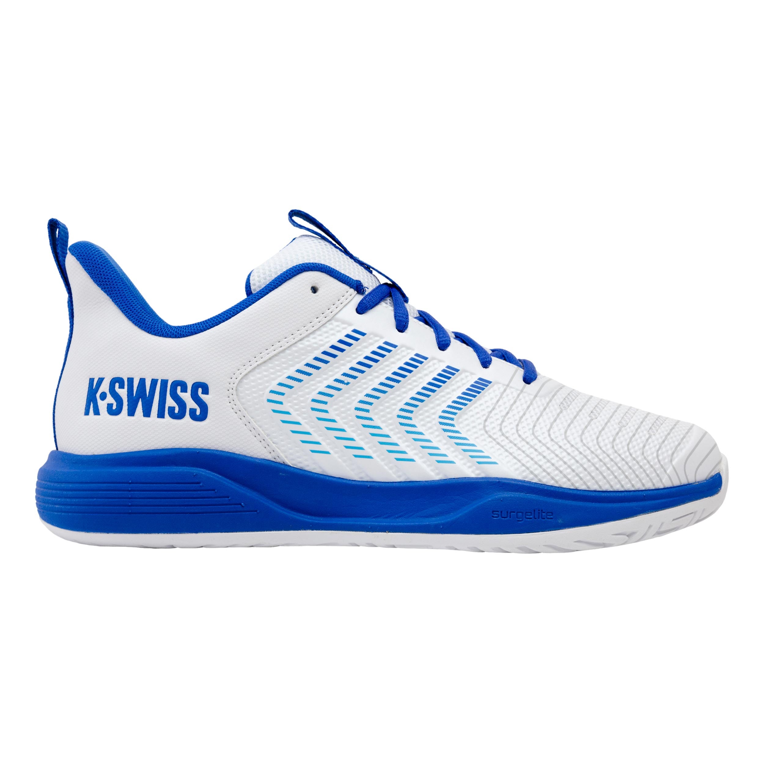 K-Swiss ULTRASHOT LIGHT  AC Allcourtschuh Herren-weiß, blau