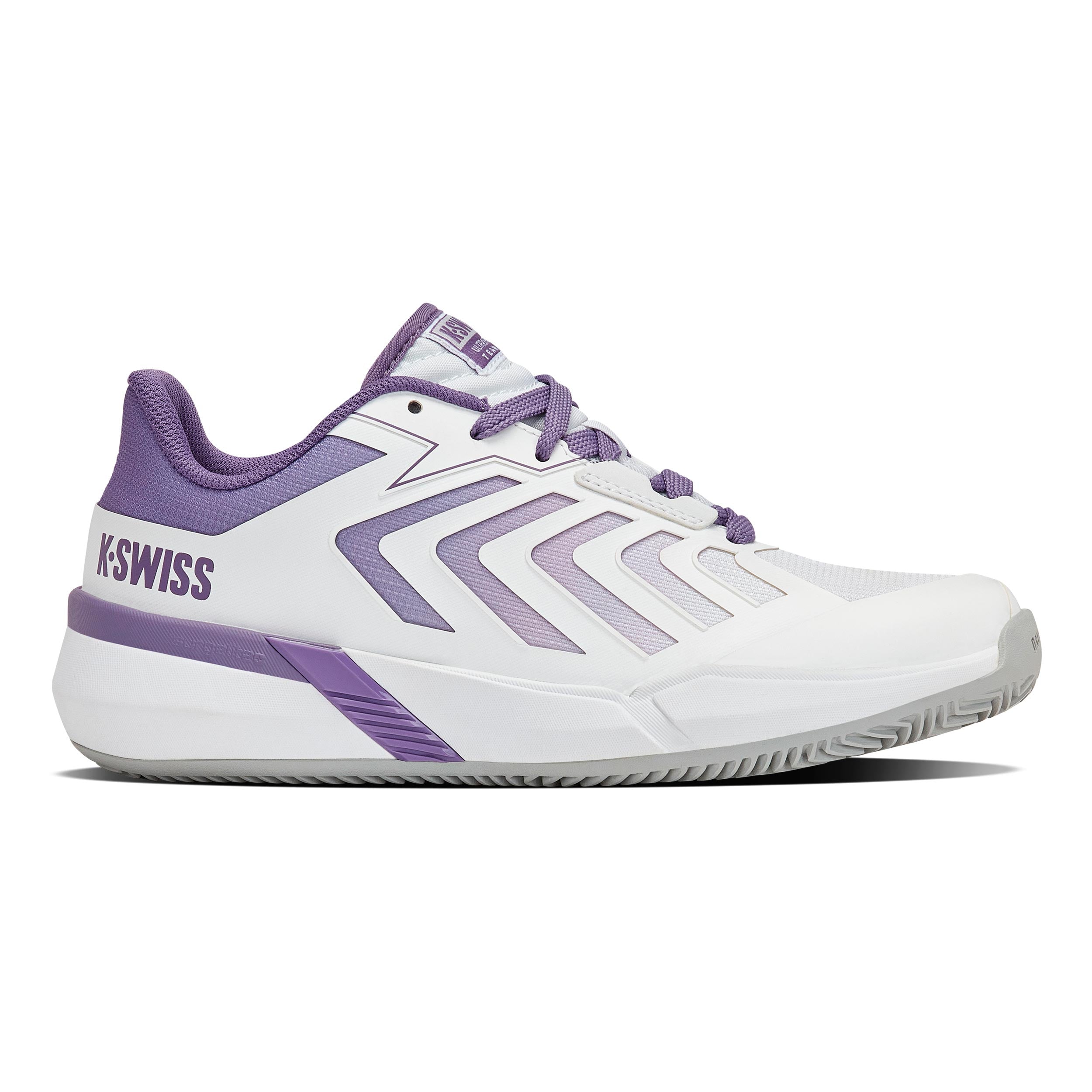 K-Swiss Ultrashot Team 2 Sandplatzschuh Damen - weiß, lavendel
