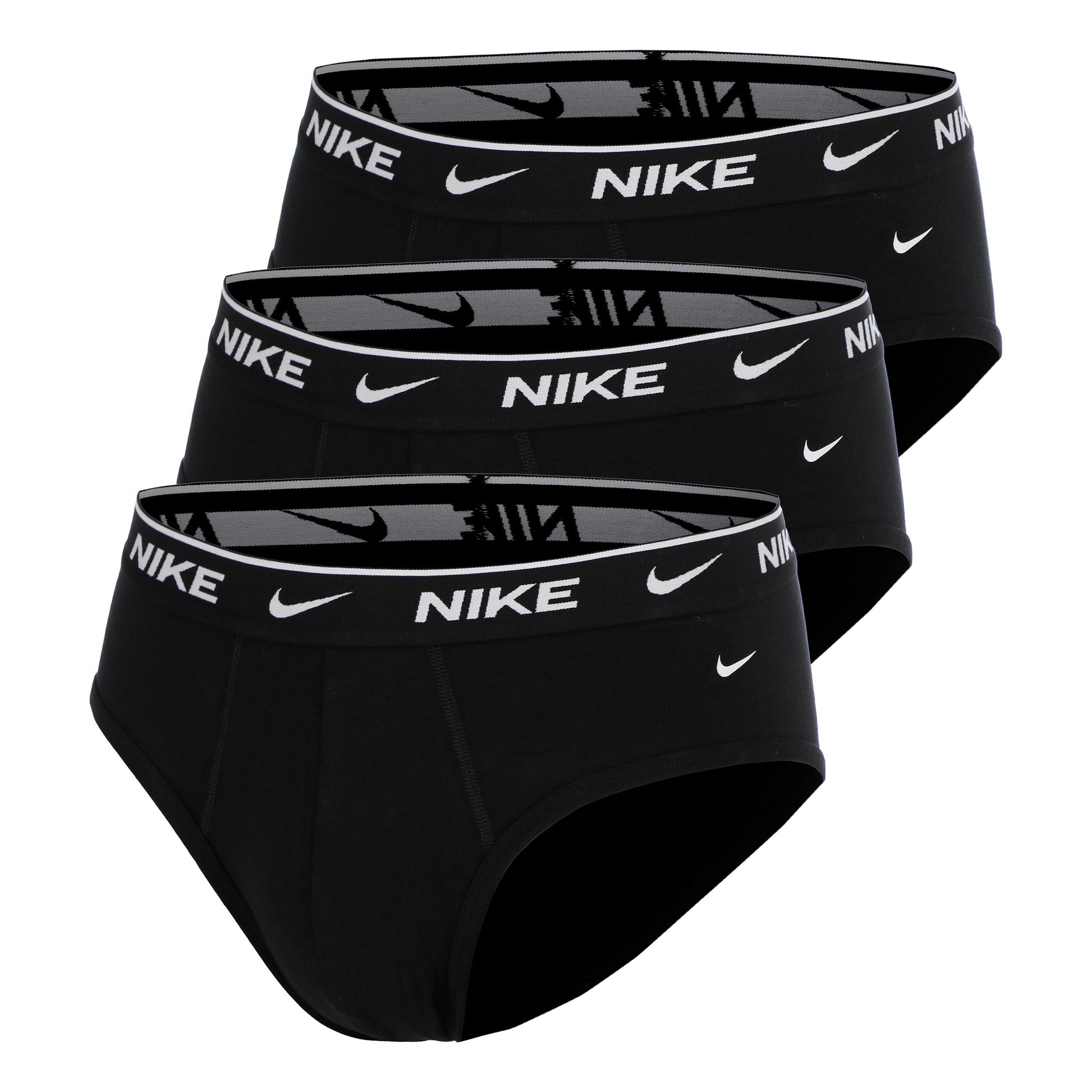 Nike Essential Cotton Stretch Brief Boxer Short - 3er Pack Herren-schwarz, schwarz