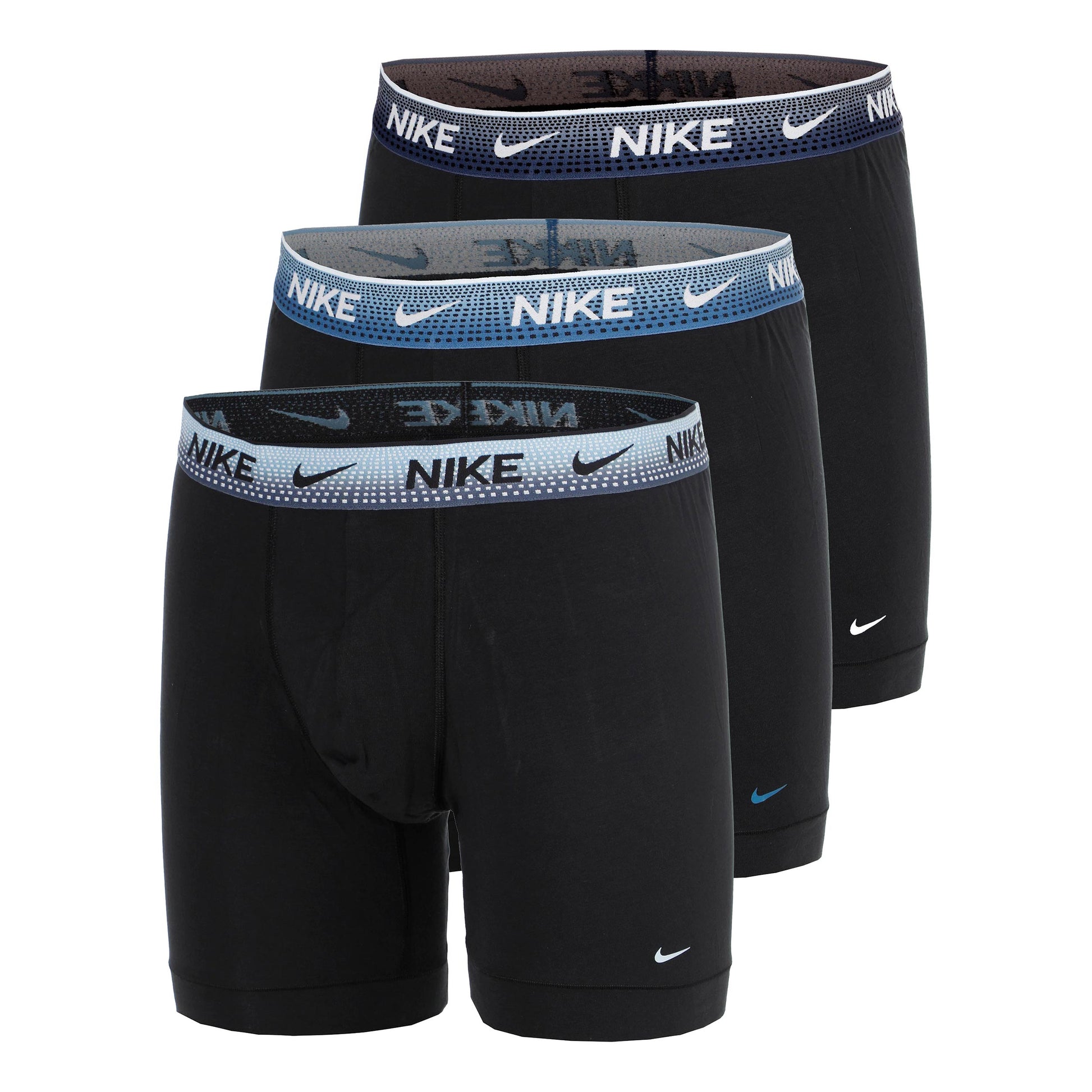 Nike Essential Cotton Stretch Boxer Brief Boxer Short - 3er Pack Herren-schwarz, blau