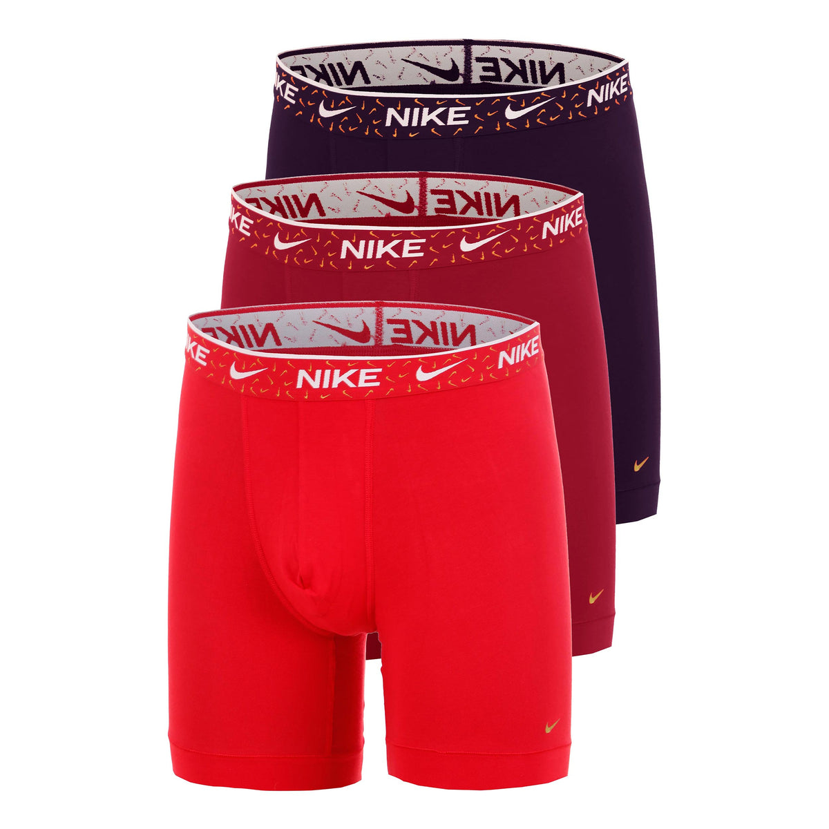 Nike Essential Cotton Stretch Boxer Short 3er Pack Herren - rost