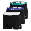 Essential Cotton Stretch Trunk Boxer Short 3er Pack Herren - schwarz, blau