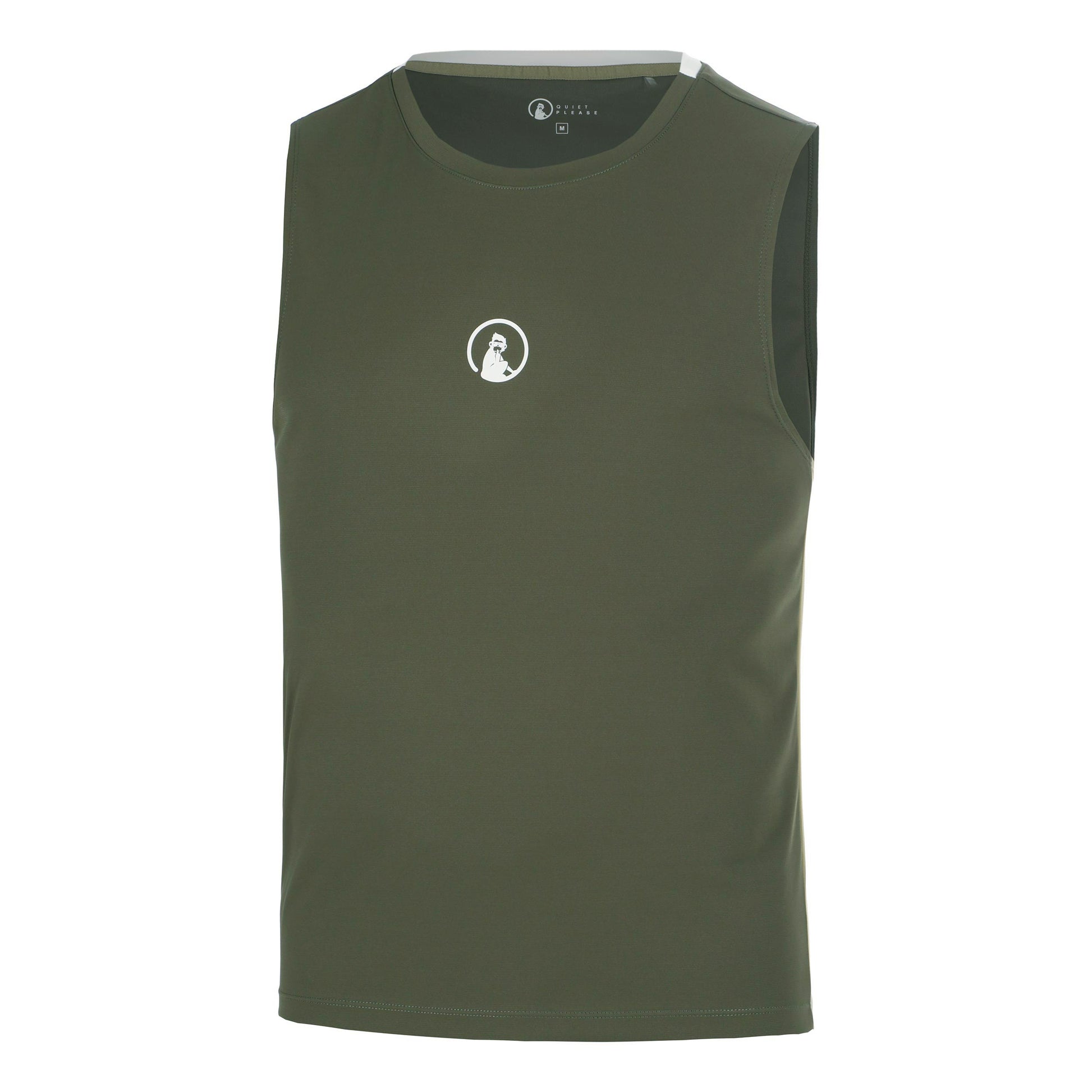Quiet Please Memories Winner Tech Tank-Top Herren - dunkelgrün