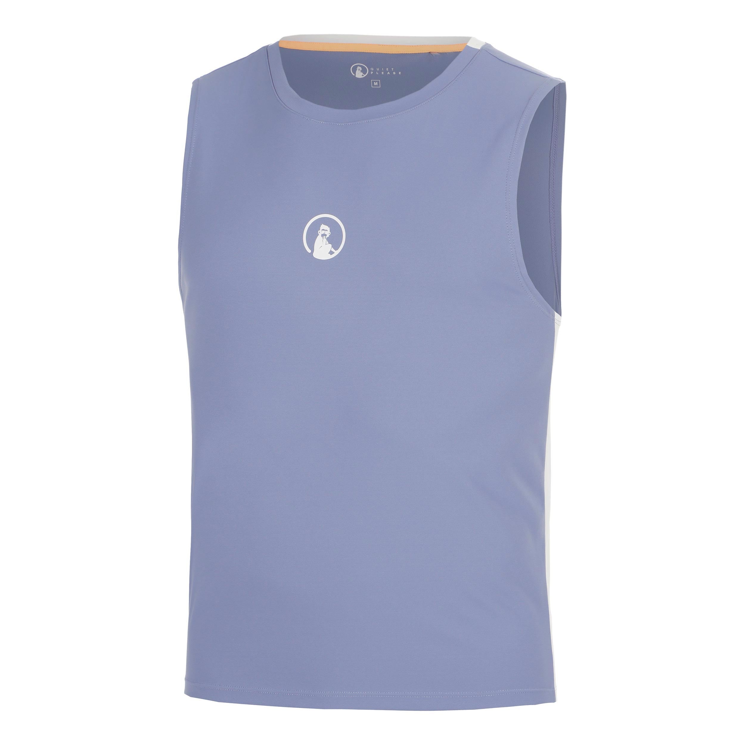 Quiet Please Glow Winner Tech Tank-Top Herren - blau