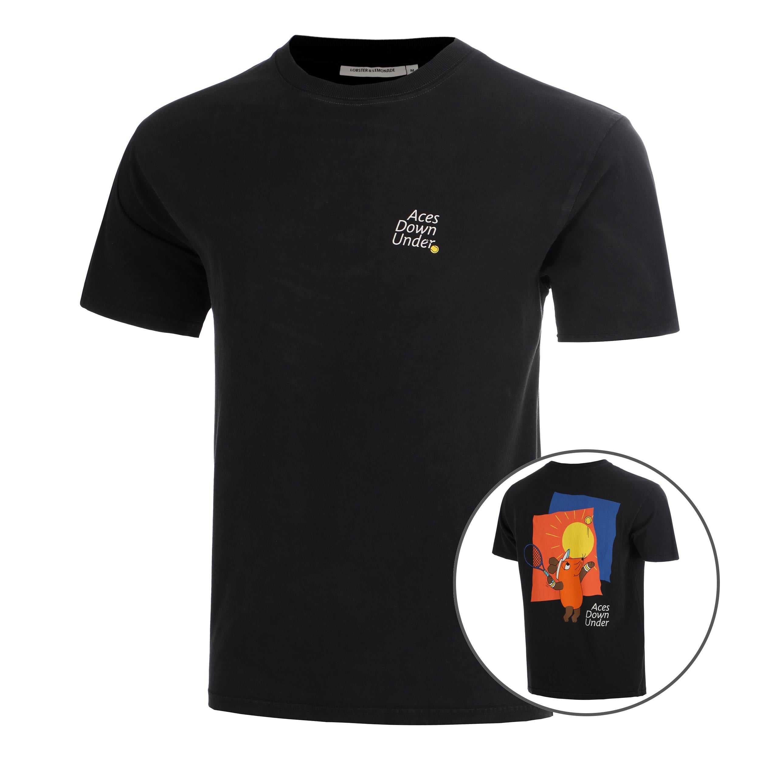 Lobster & Lemonade Maus Aces Down Under – '89 Band T-Shirt Unisex - schwarz