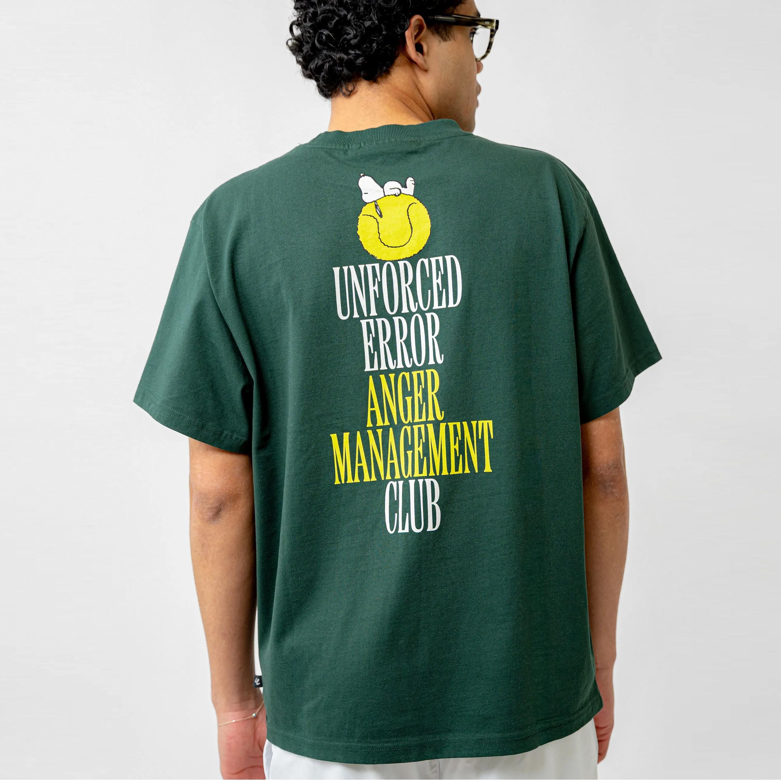 Lobster & Lemonade Snoopy Unforced Error – '89 Band T-Shirt Unisex - dunkelgrün