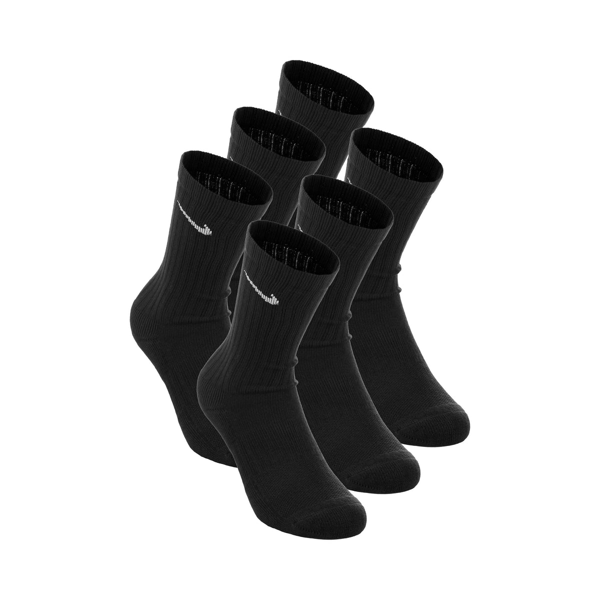 Nike Everyday Crew Tennissocken 6er Pack Kinder - schwarz