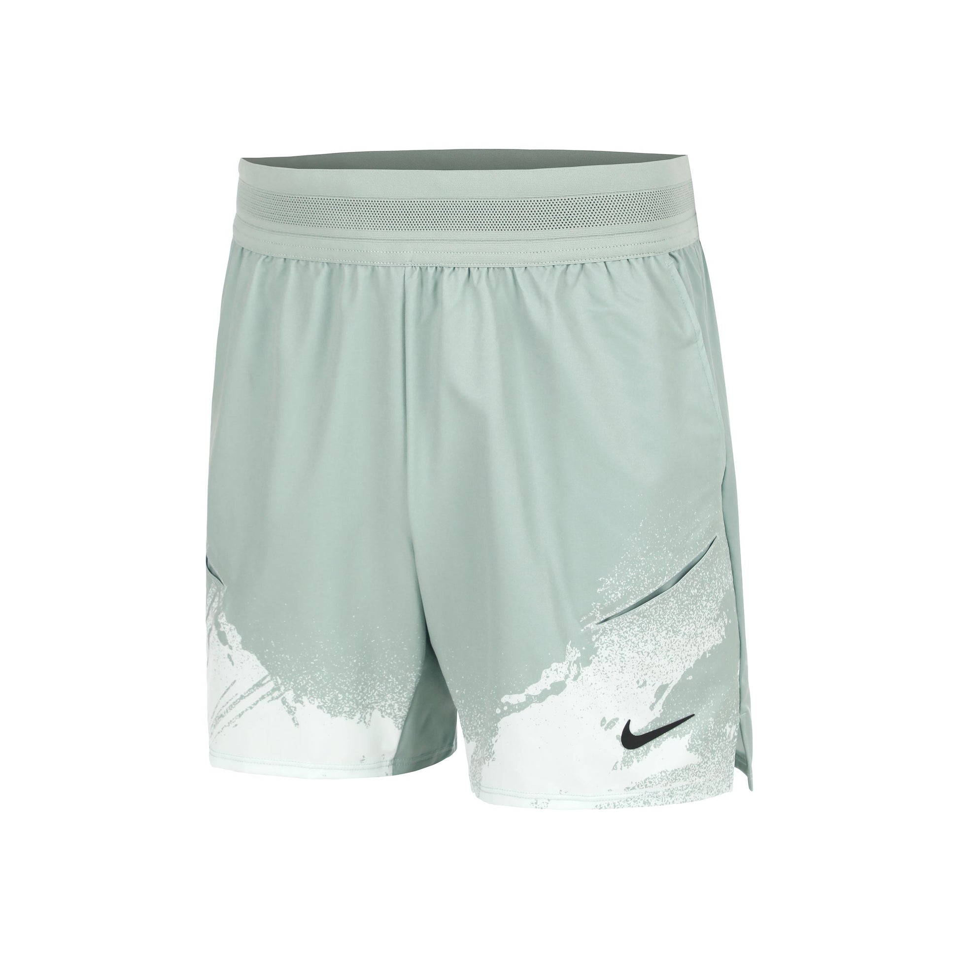 Nike Court Dri-Fit Slam Shorts Herren - graugrün, schwarz