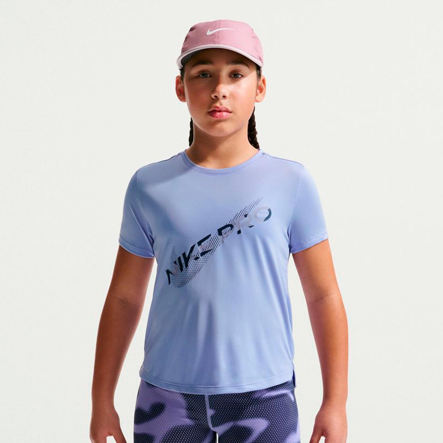 Nike Pro Dri-Fit T-Shirt Mädchen - flieder