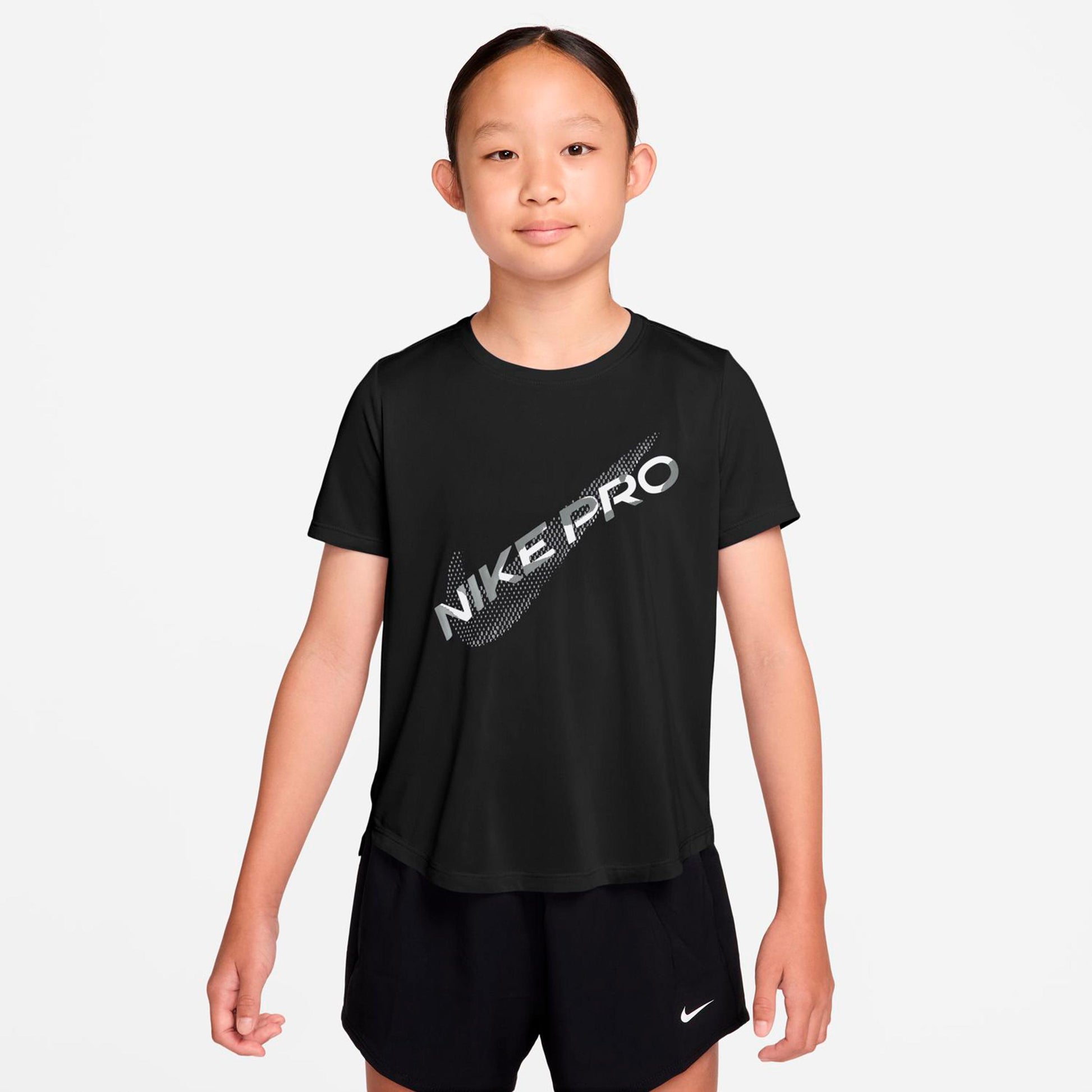 Nike Pro Dri-Fit T-Shirt Mädchen - schwarz