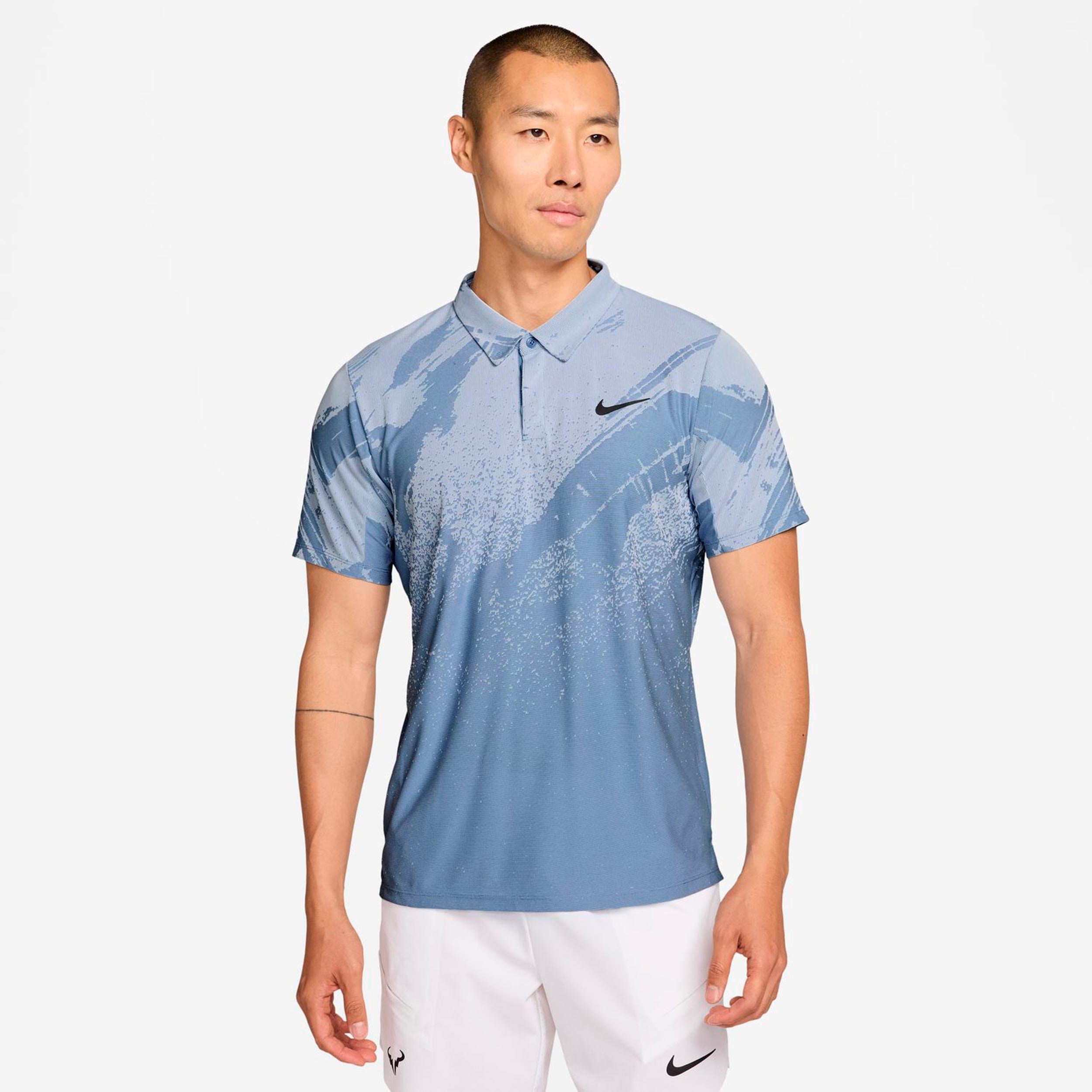 Nike Jannik Sinner Court Dri-Fit Advantage Slam Polo Herren - petrol, hellblau