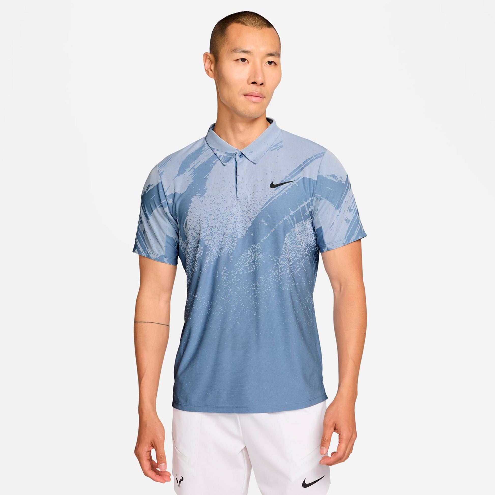 Nike Jannik Sinner Court Dri-Fit Advantage Slam Polo Herren - petrol, hellblau